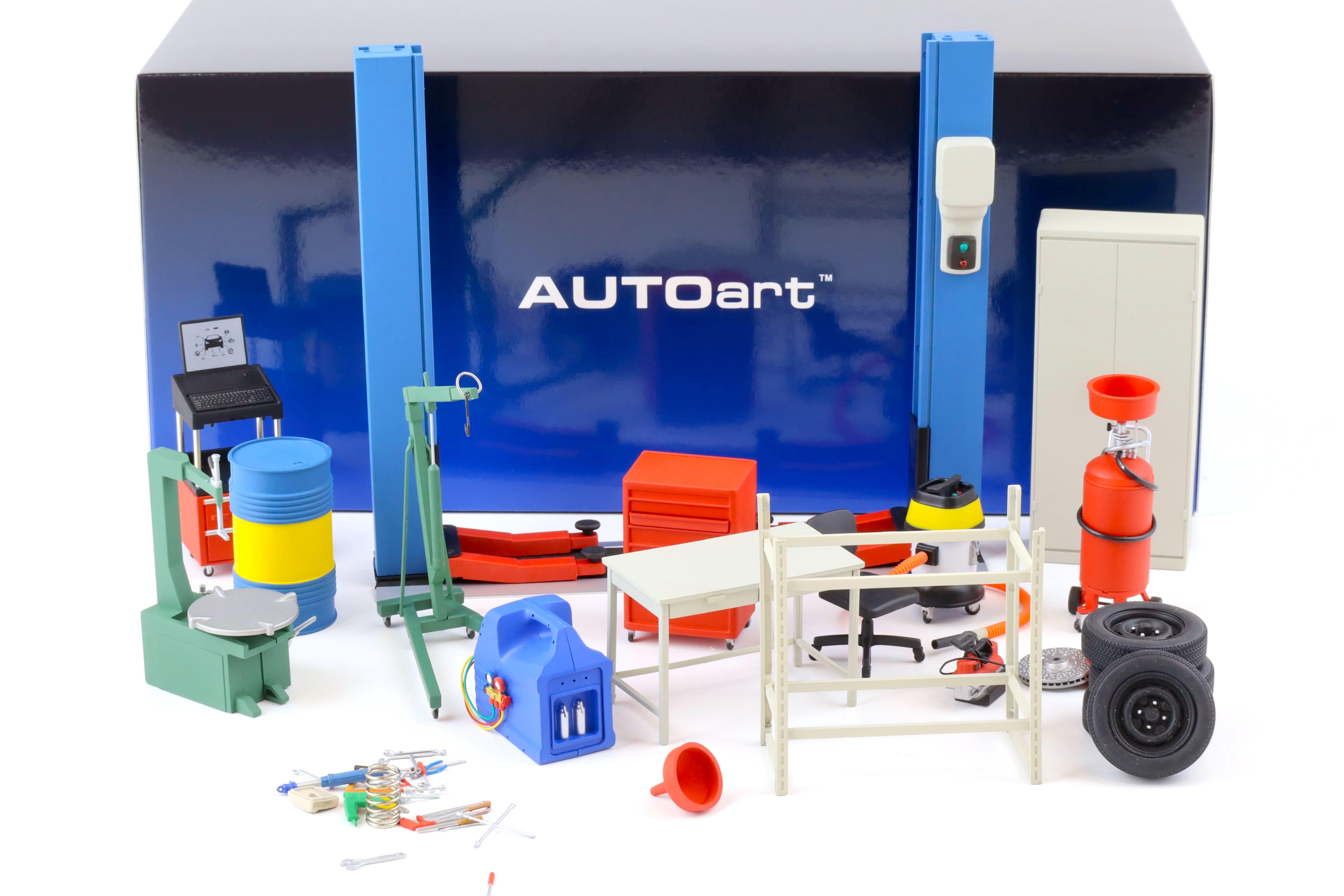 1:18 AUTOart Werkstatt GARAGE Kit SET Version 2 Zubehör Diorama 49111