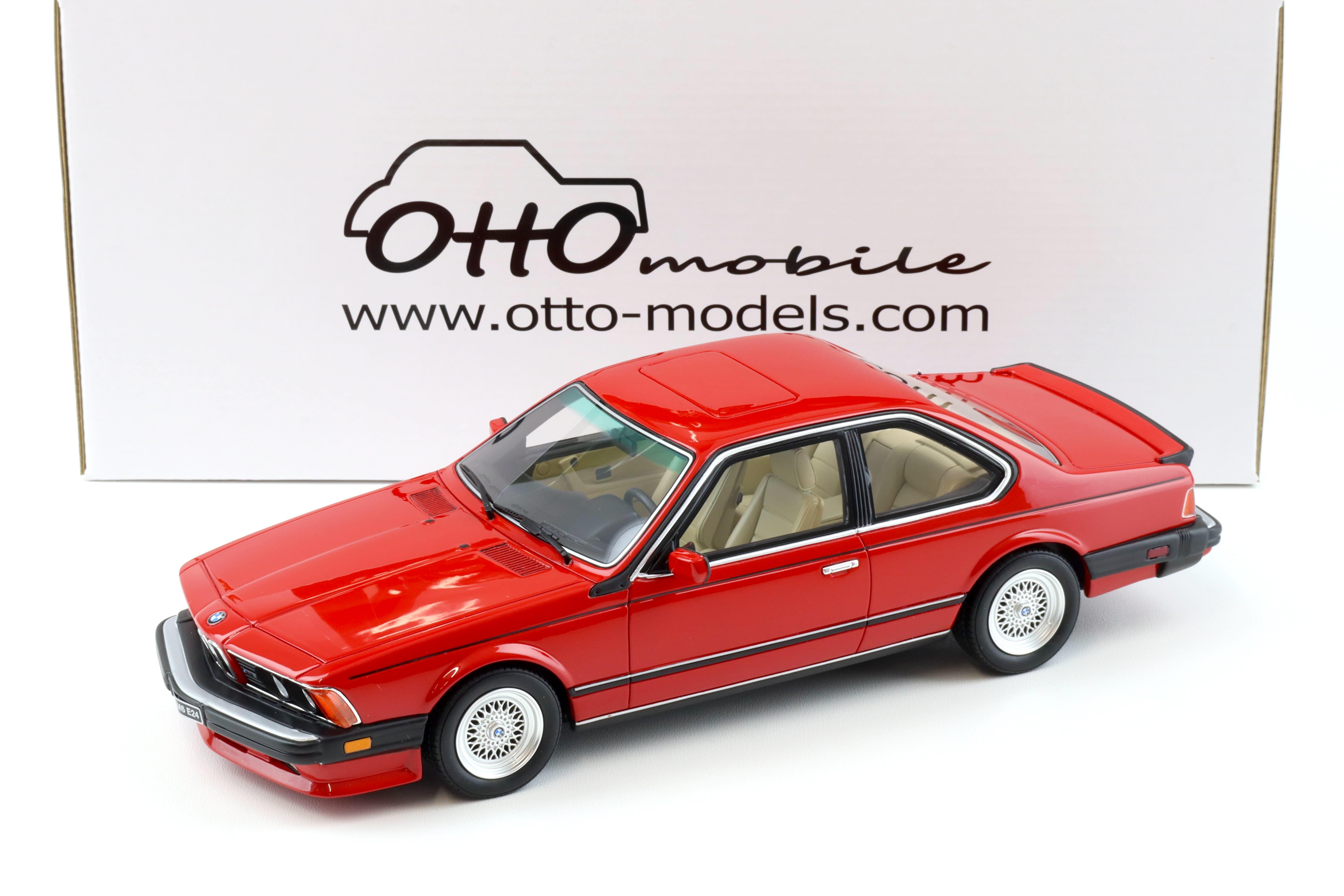 1:18 OTTO mobile OT1018 BMW M6 E24 M635 CSI Coupe red 1986