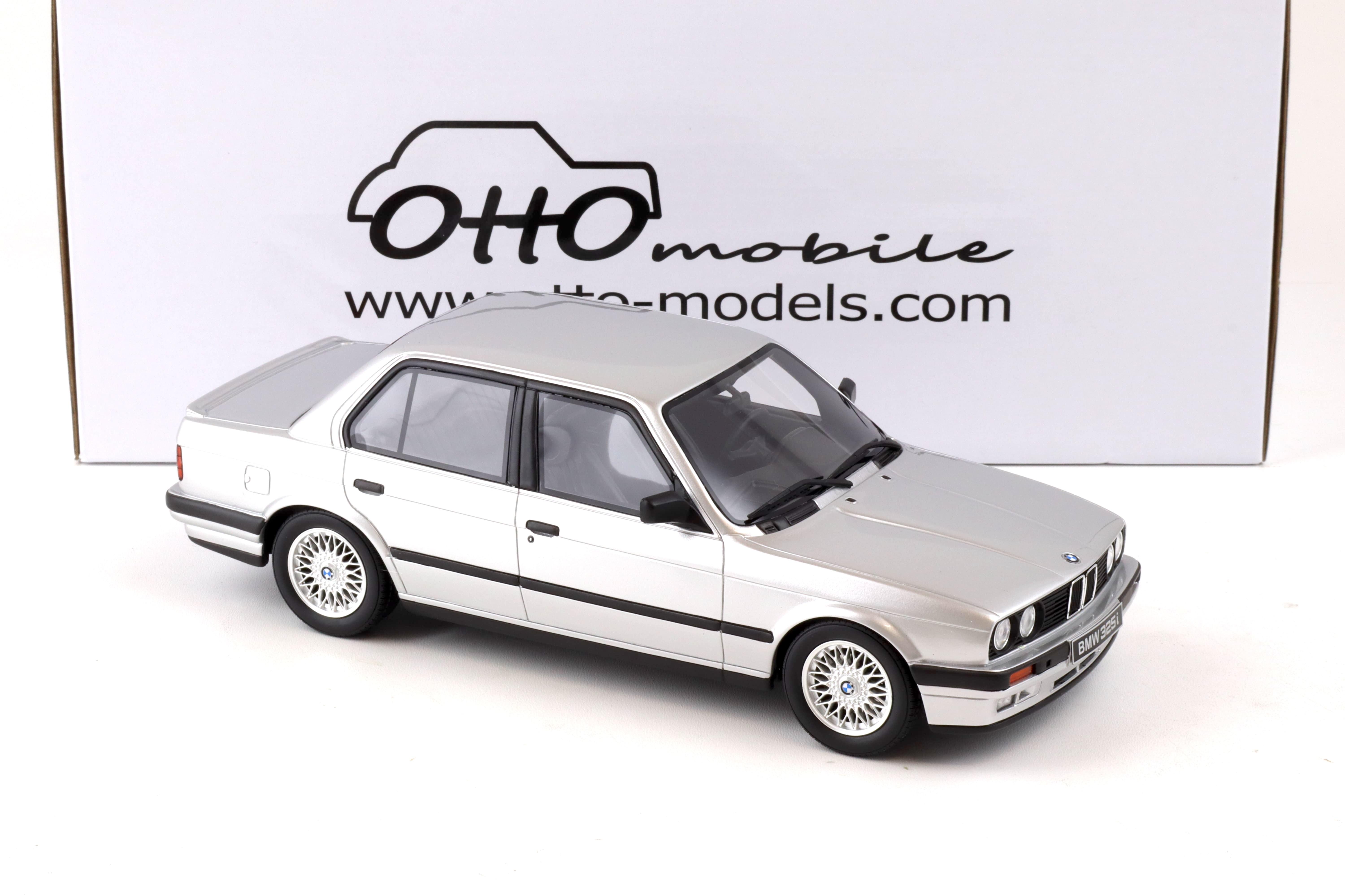 1:18 OTTO mobile OT912 BMW 325i E30 Sedan silver 1988