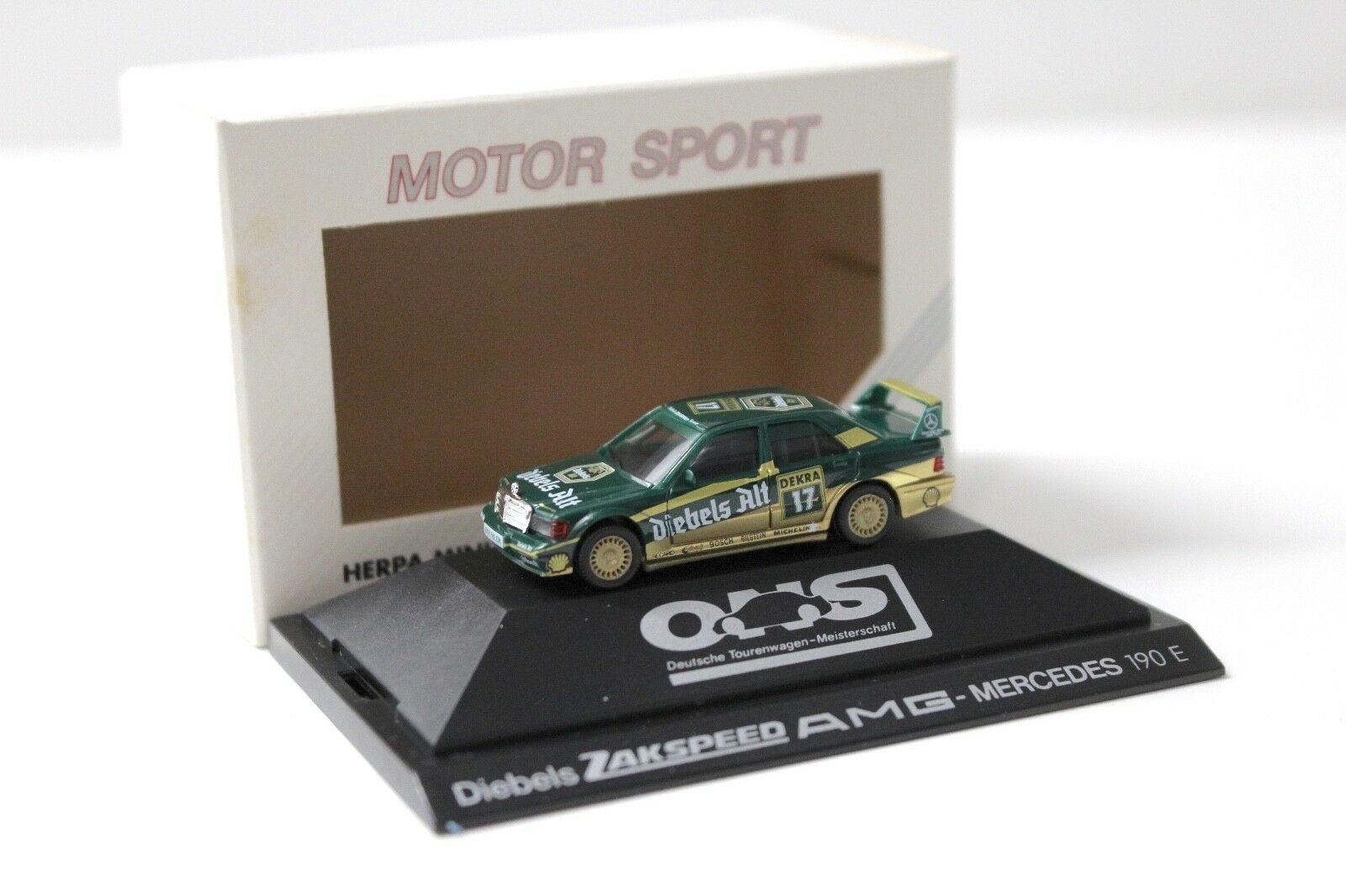 1:87 Herpa ZAKSPEED AMG Mercedes 190E Diebels #17