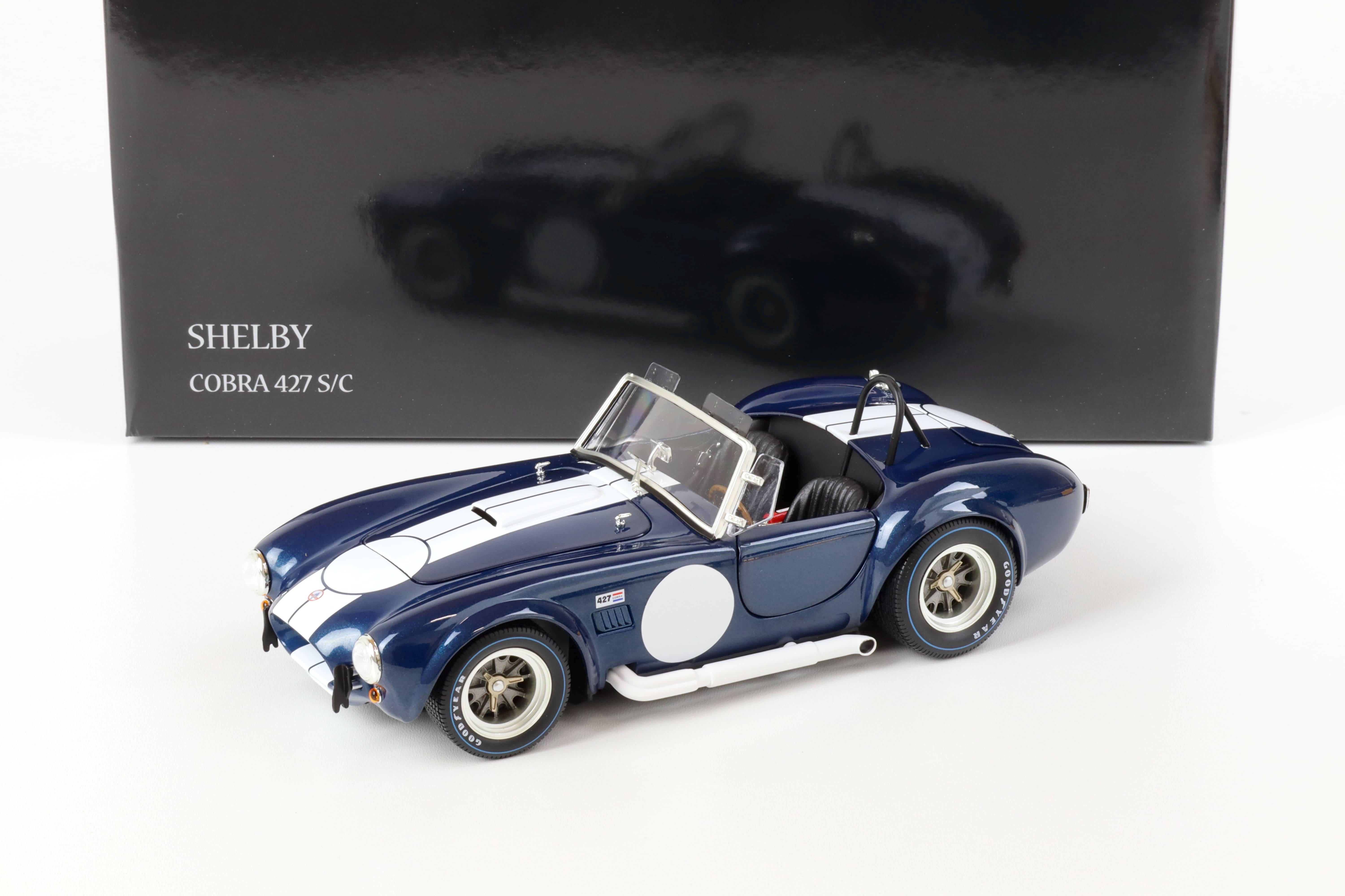 1:18 Kyosho Shelby Cobra 427 S/C dark blue/ white 08047DBL