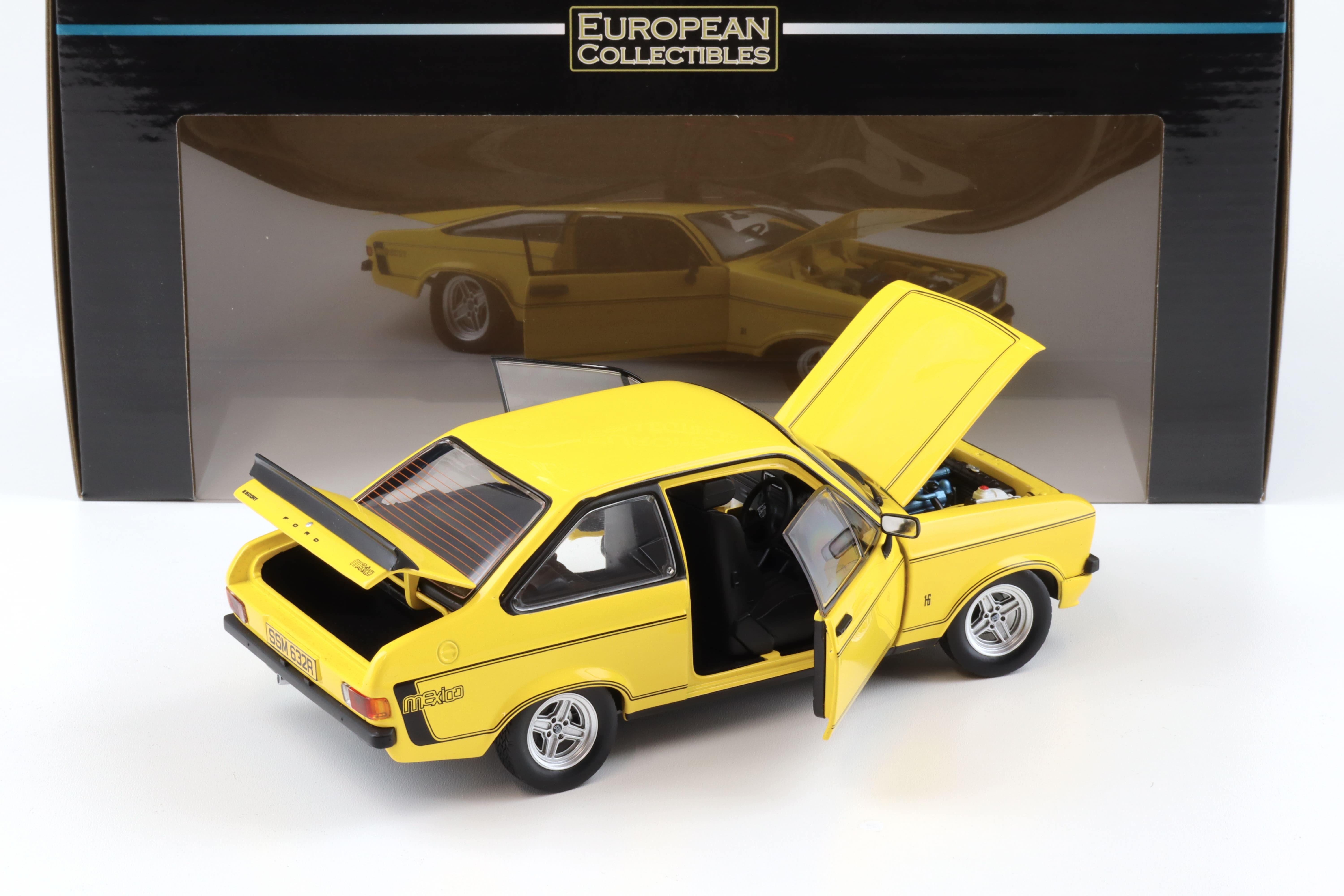 1:18 Sun Star Ford Escort MKII RS Mexico 1976 Signal yellow