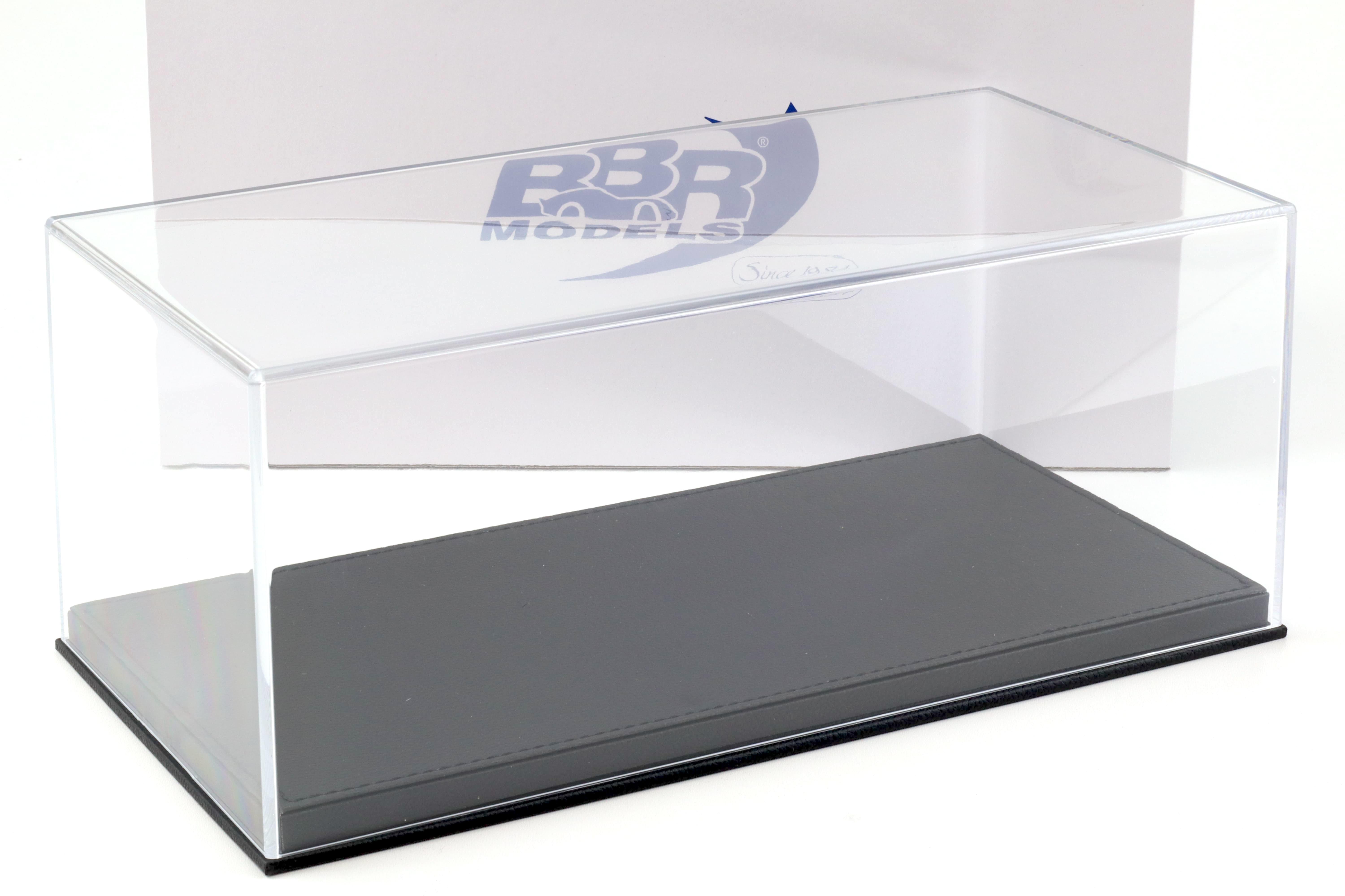 1:18 BBR Vitrine Show Case Display Case with black Base VET1804B1