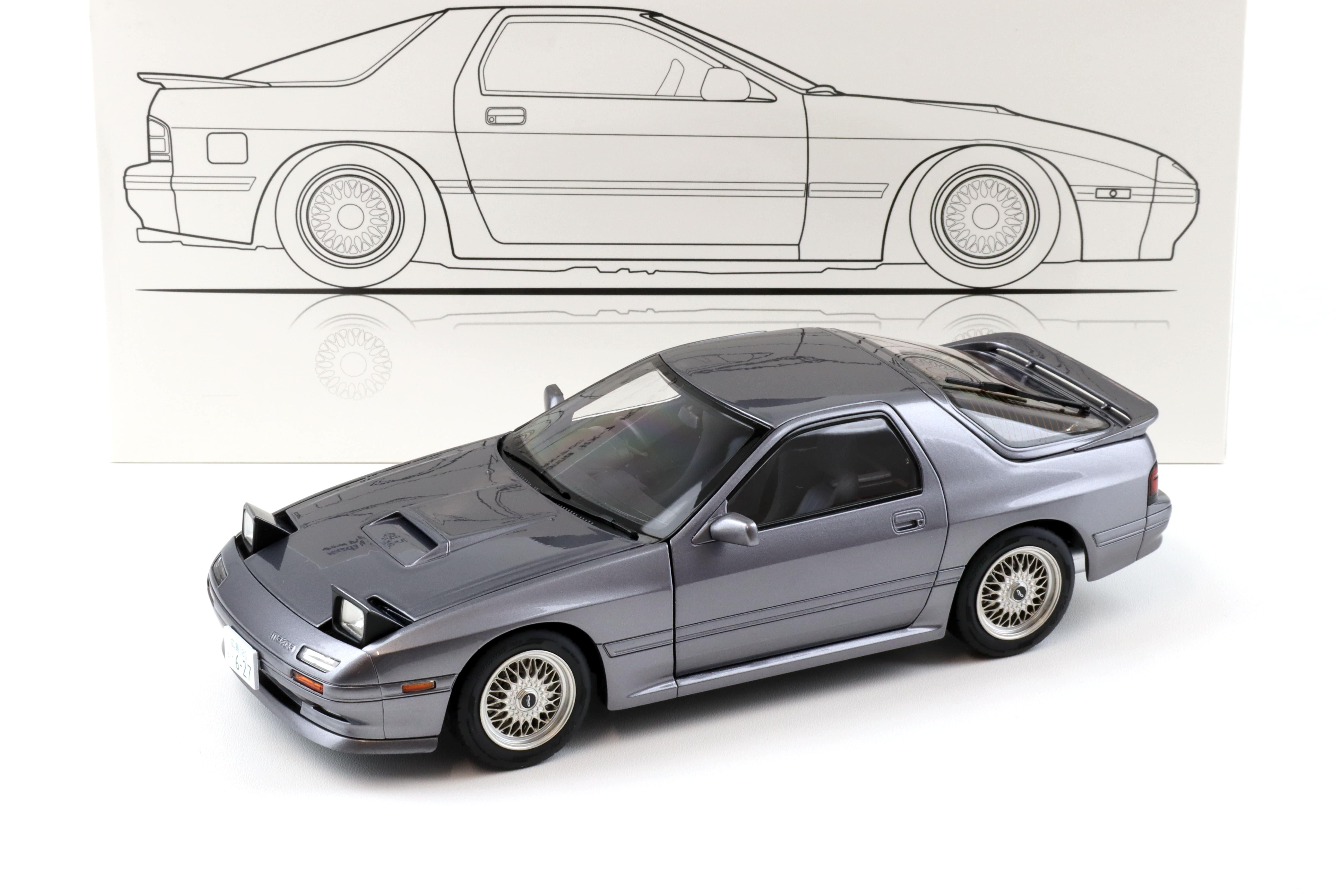 1:18 WHELART Mazda Savanna RX-7 FC3S Coupe grey metallic 