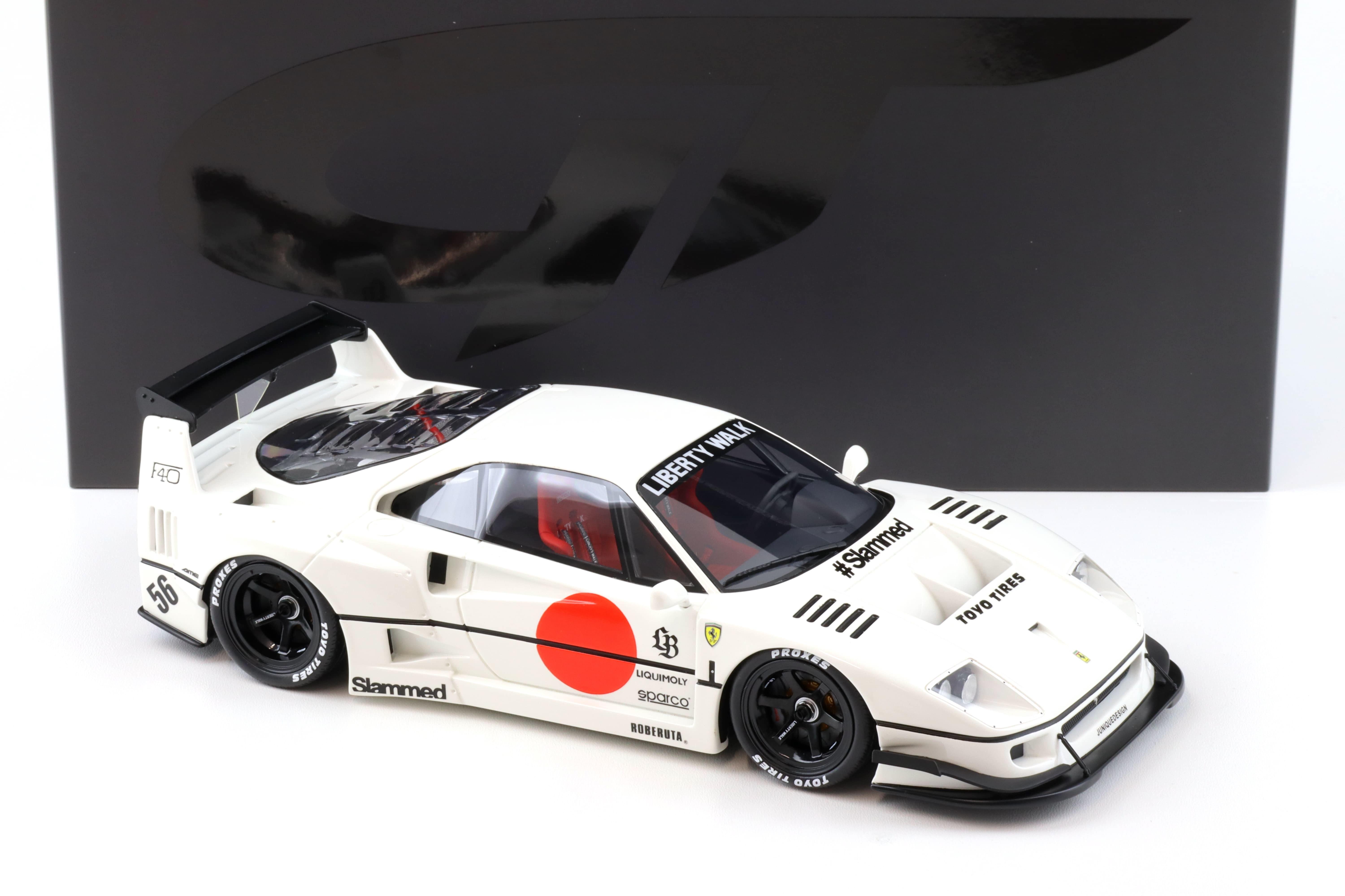 1:18 GT Spirit GT470 Ferrari F40 LB WORKS LBWK Liberty Walk white 2023