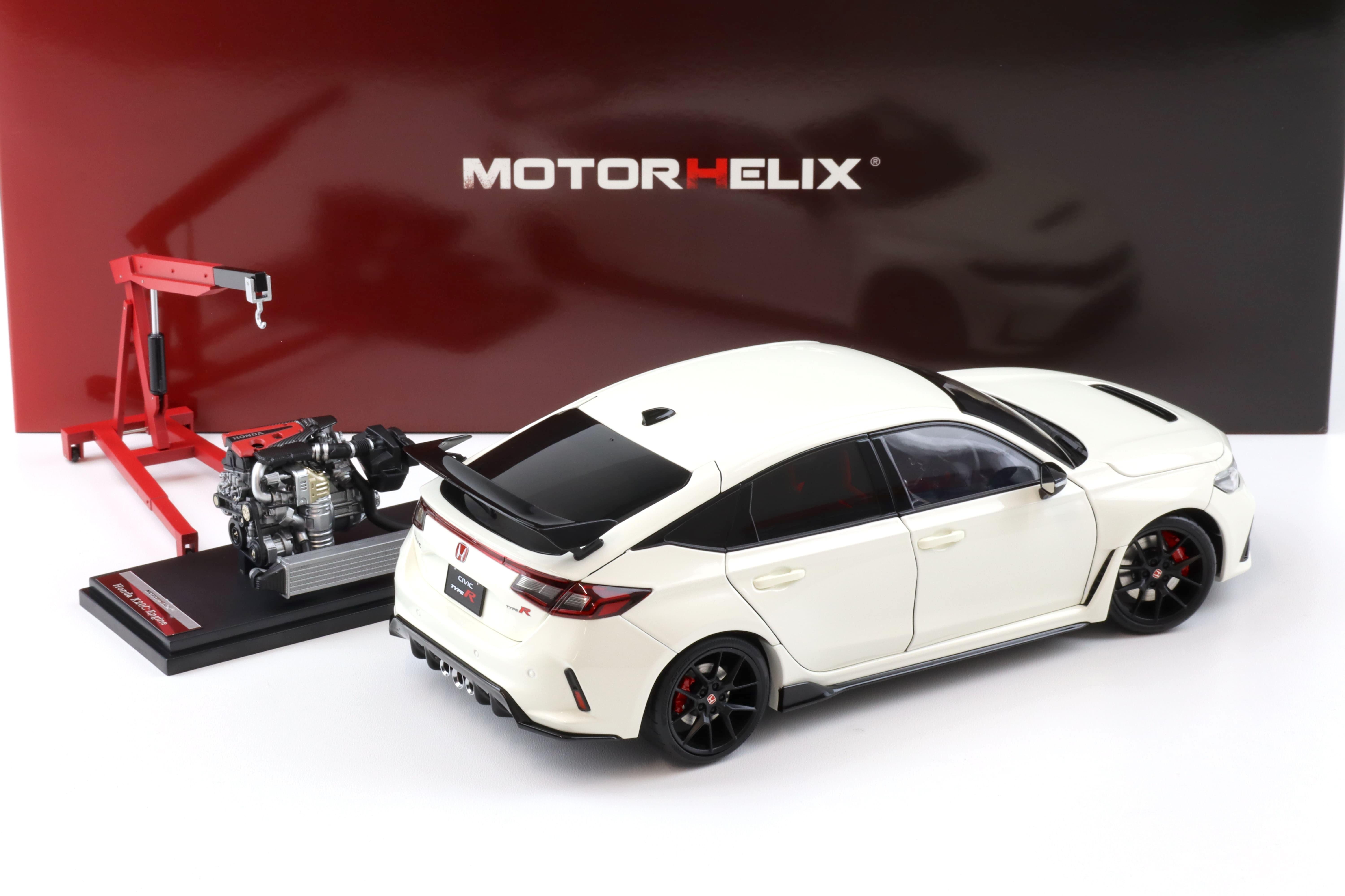 1:18 Motorhelix Honda Civic Type R (FL5) Championship white 2022 M85301