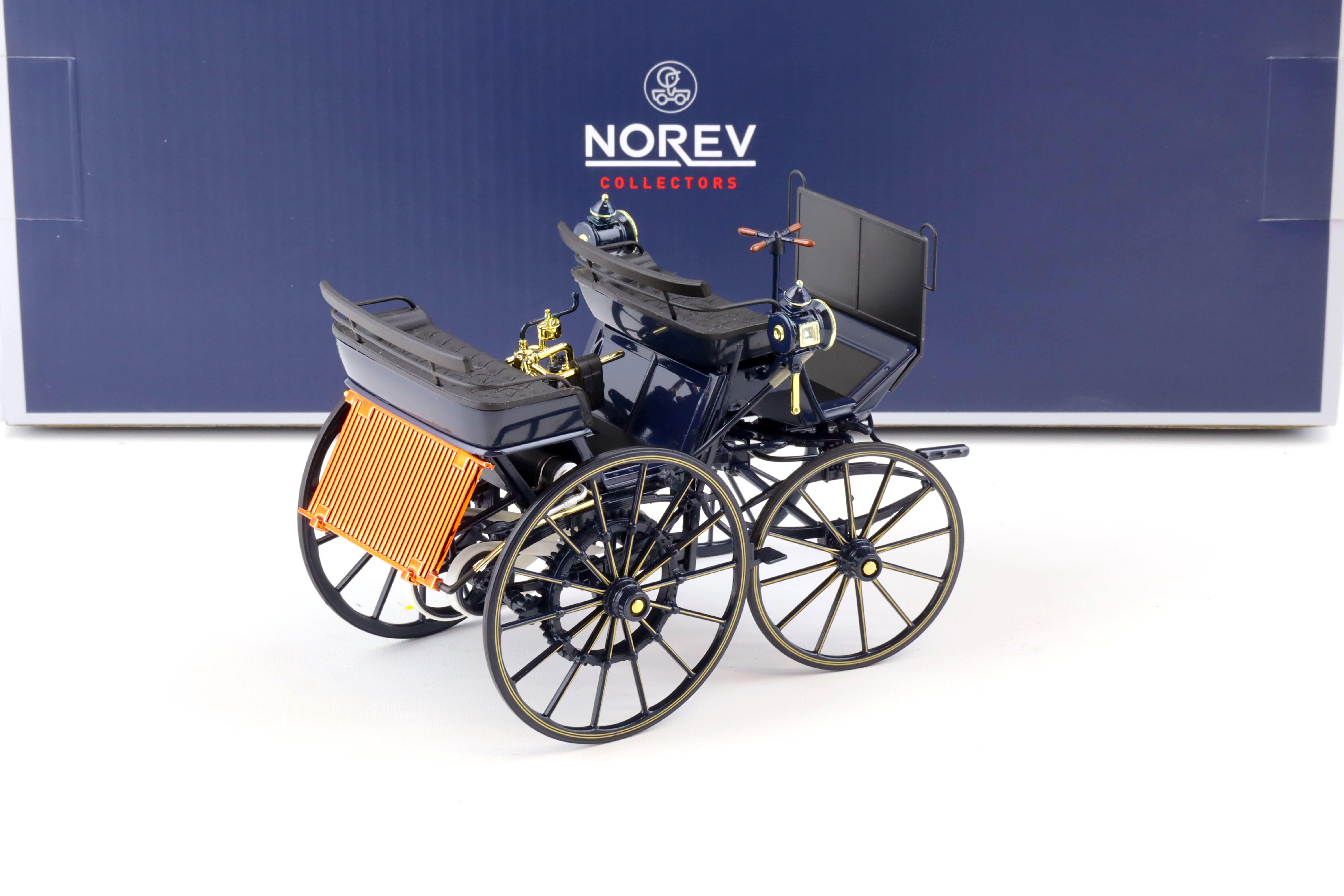 1:18 Norev Mercedes Daimler Motorkutsche 1886 dark blue 183700