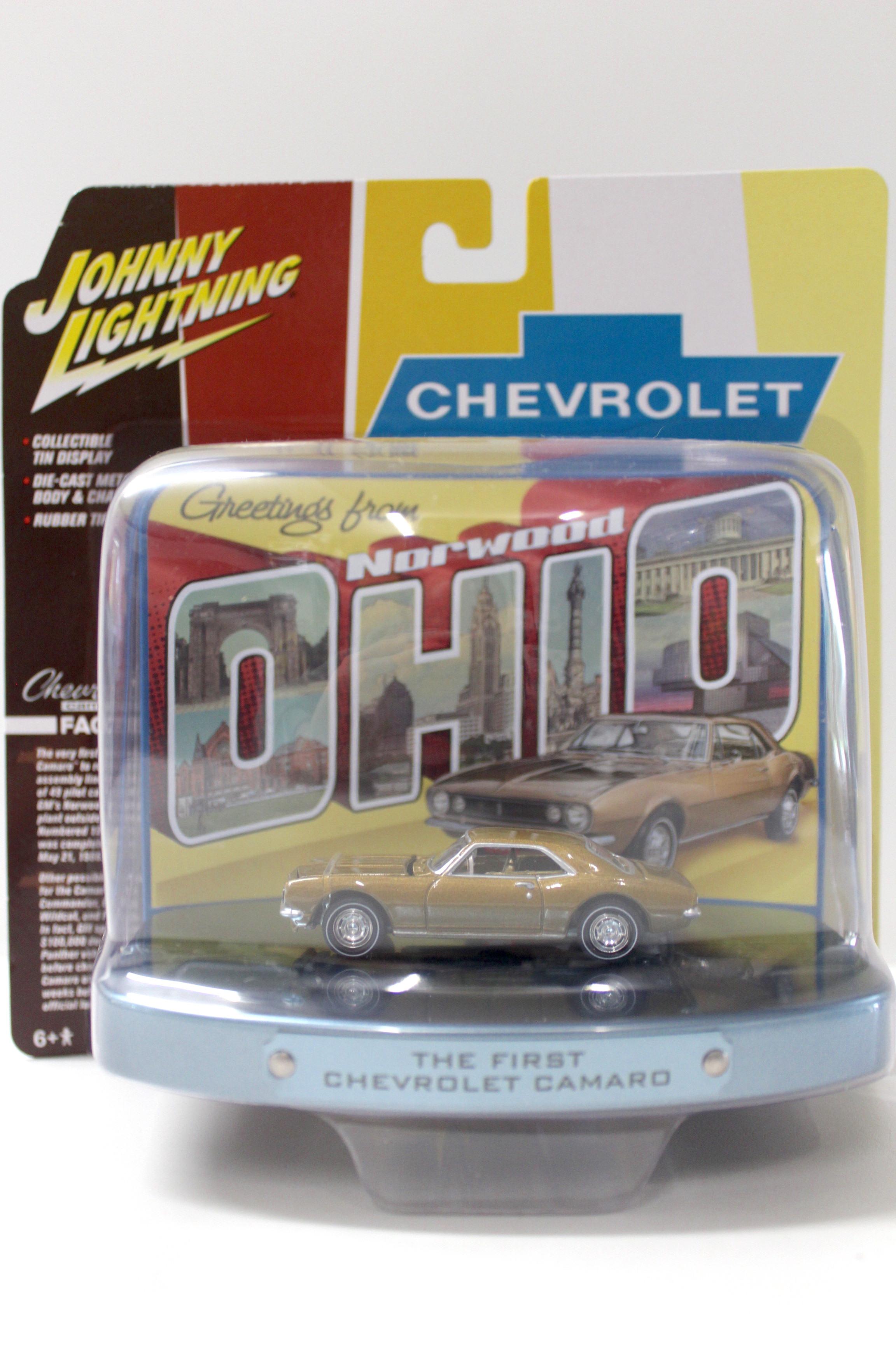 1:64 Johnny Lightning Chevrolet Camaro 1967 "The First Camaro" Norwood