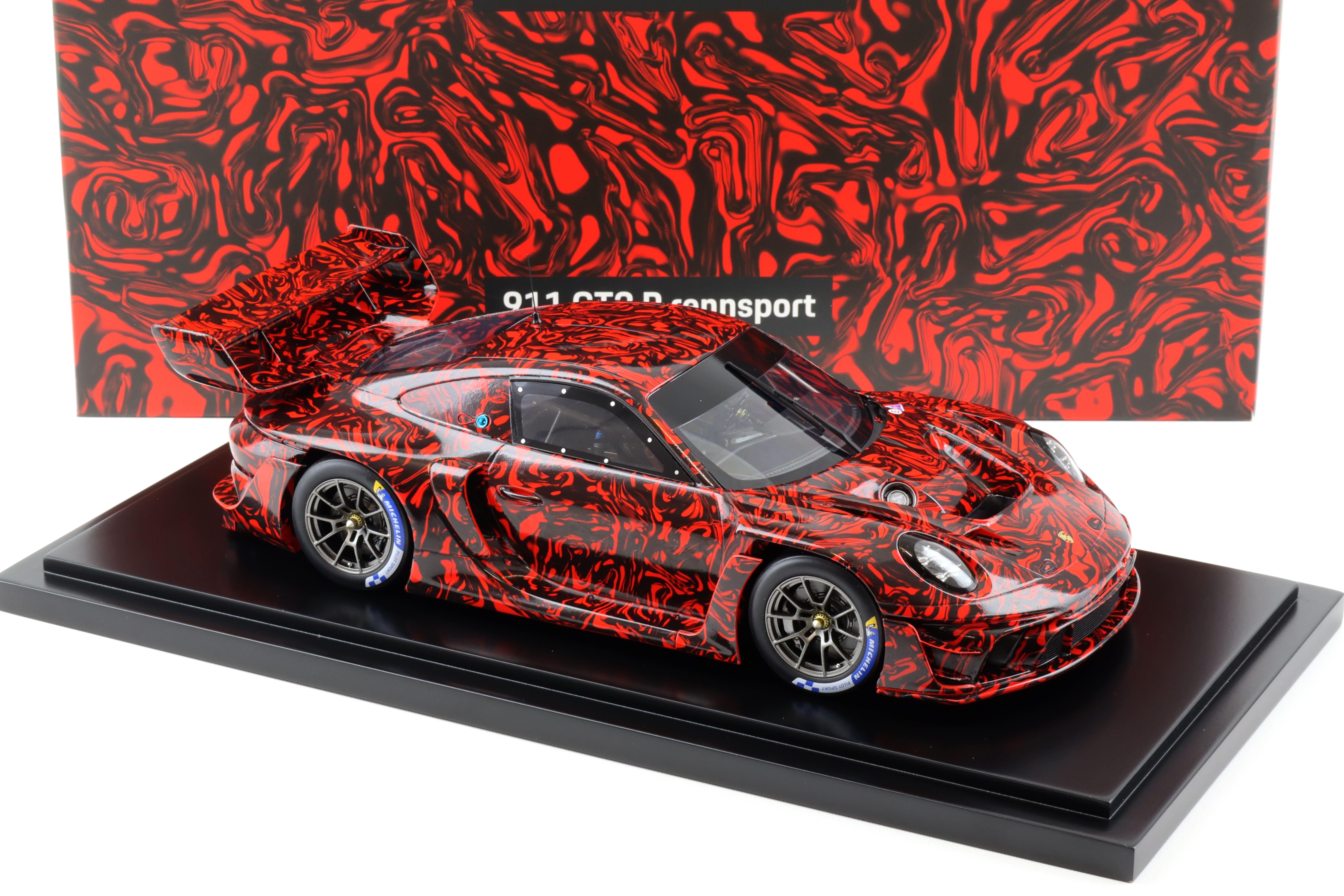 1:18 Spark Porsche 911 992 GT3 R Rennsport TC01 RX Testcar red/ black WAP DEALER