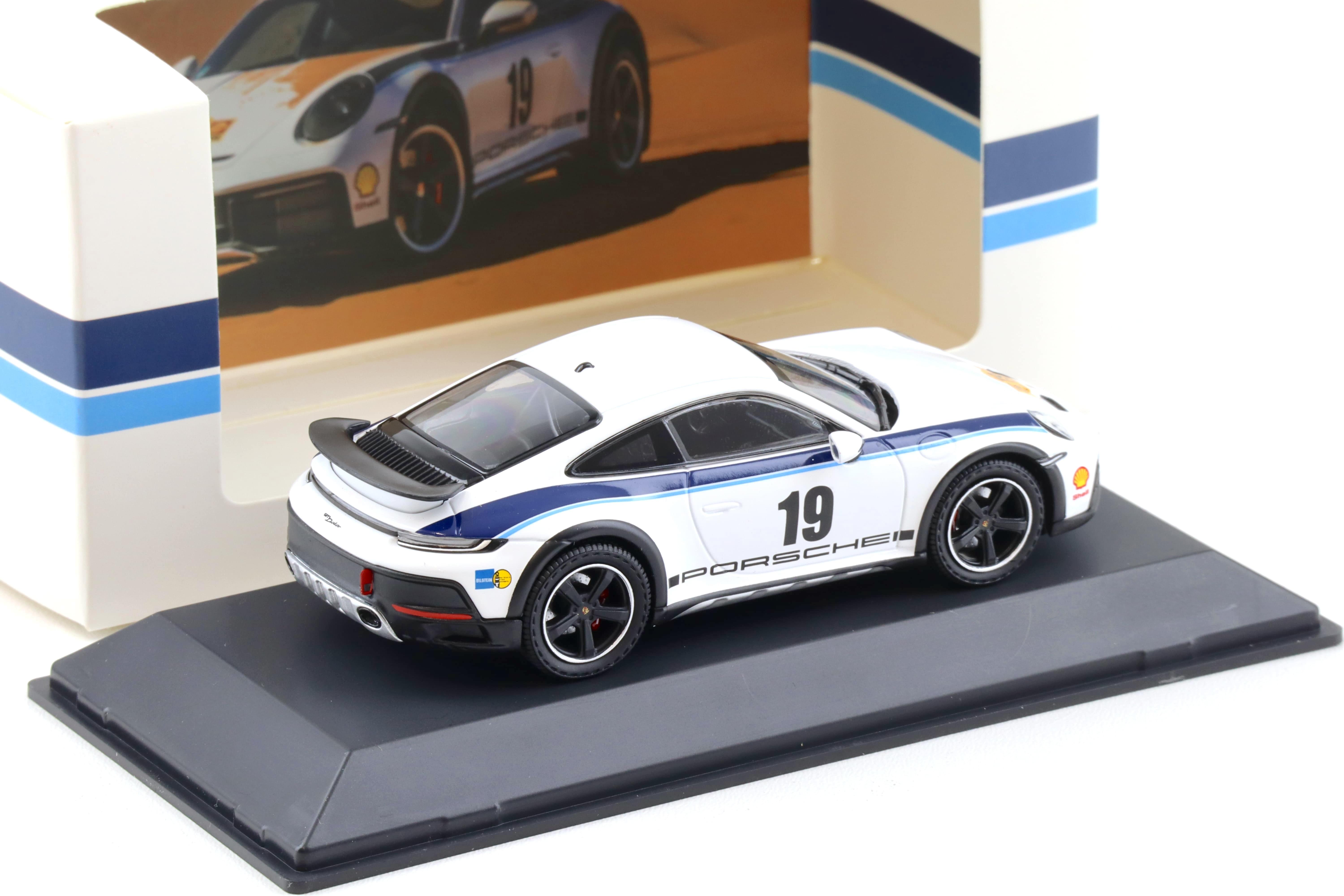 1:43 Spark Porsche 911 992 Dakar Rallye 1974 Design Kühne & Nagel WAP DEALER