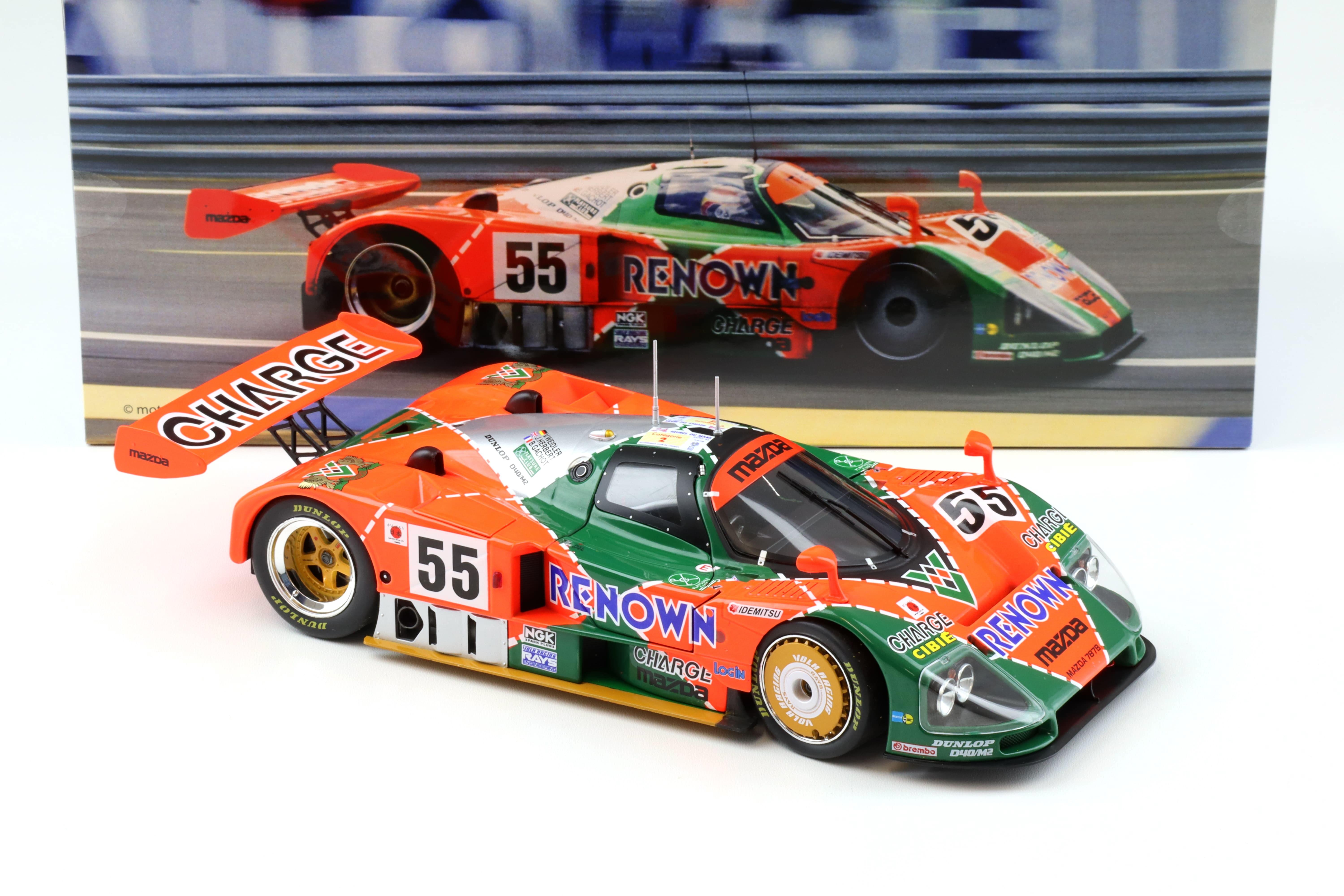 1:18 WERK83 Mazda 787B Winner 24h Le Mans 1991 #55 Weidler/ Herbert 