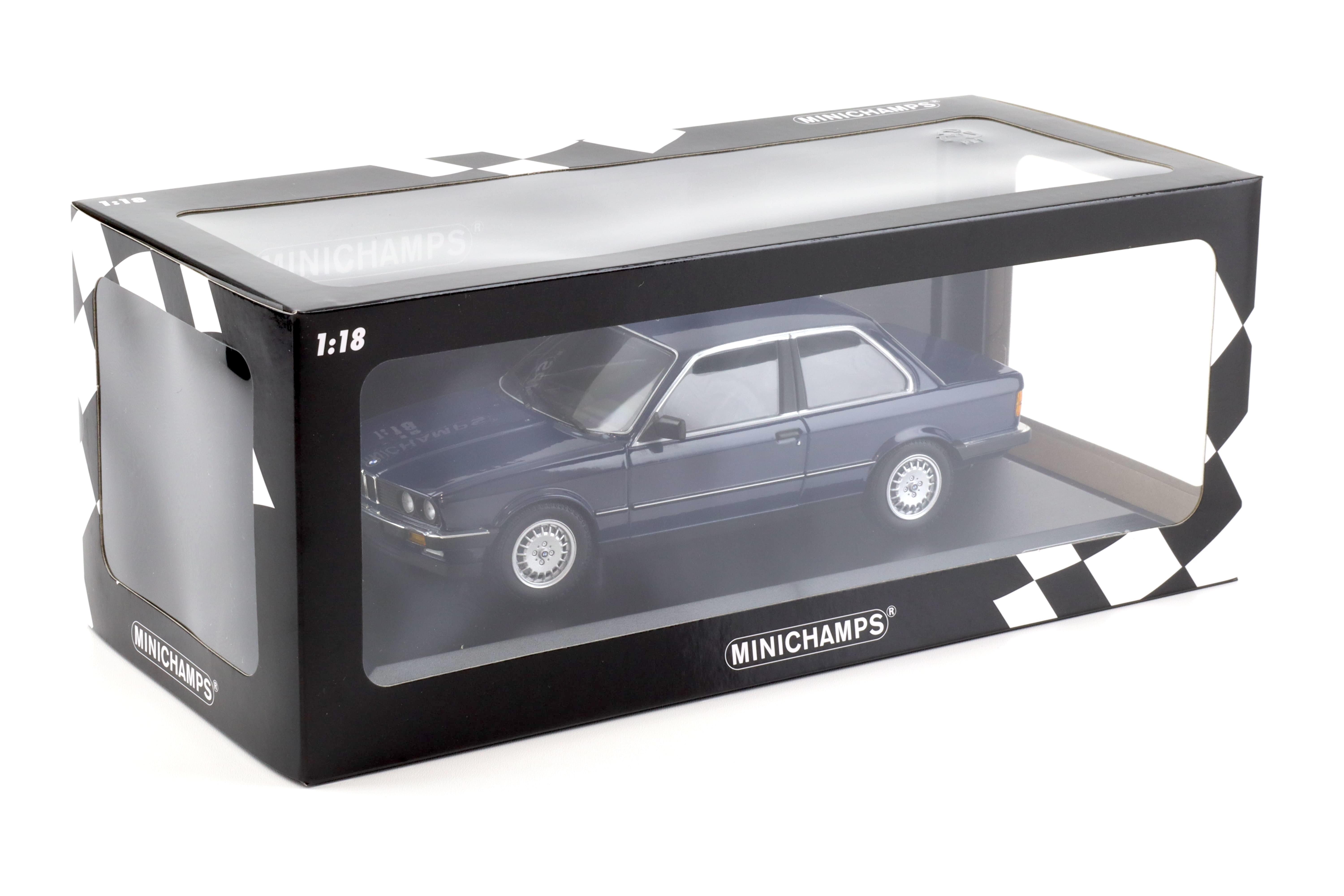 1:18 Minichamps BMW 323i (E30) 1982 saturn blue