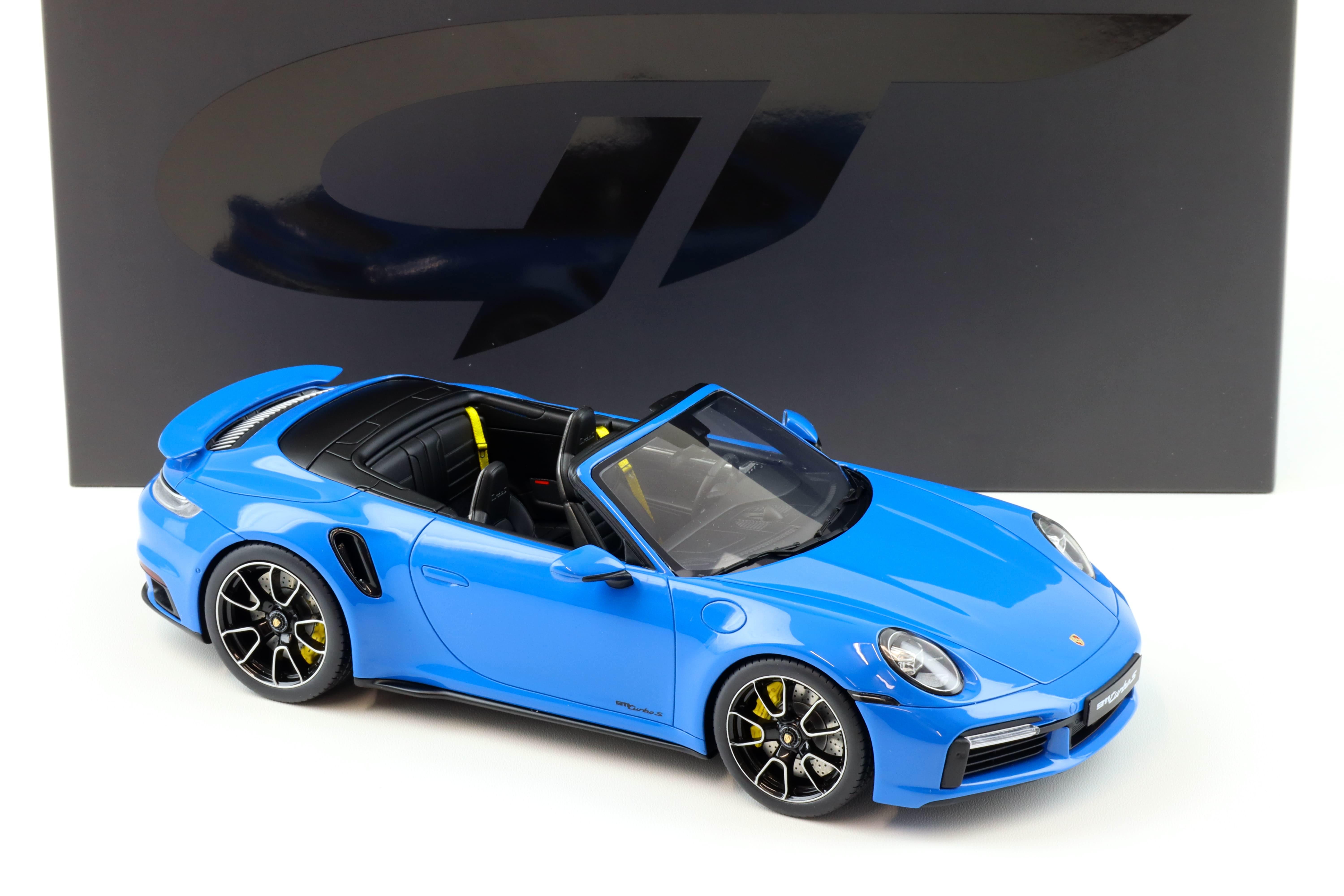 1:18 GT Spirit GT441 Porsche 911 (992) Turbo S Convertible 2020 Shark blue