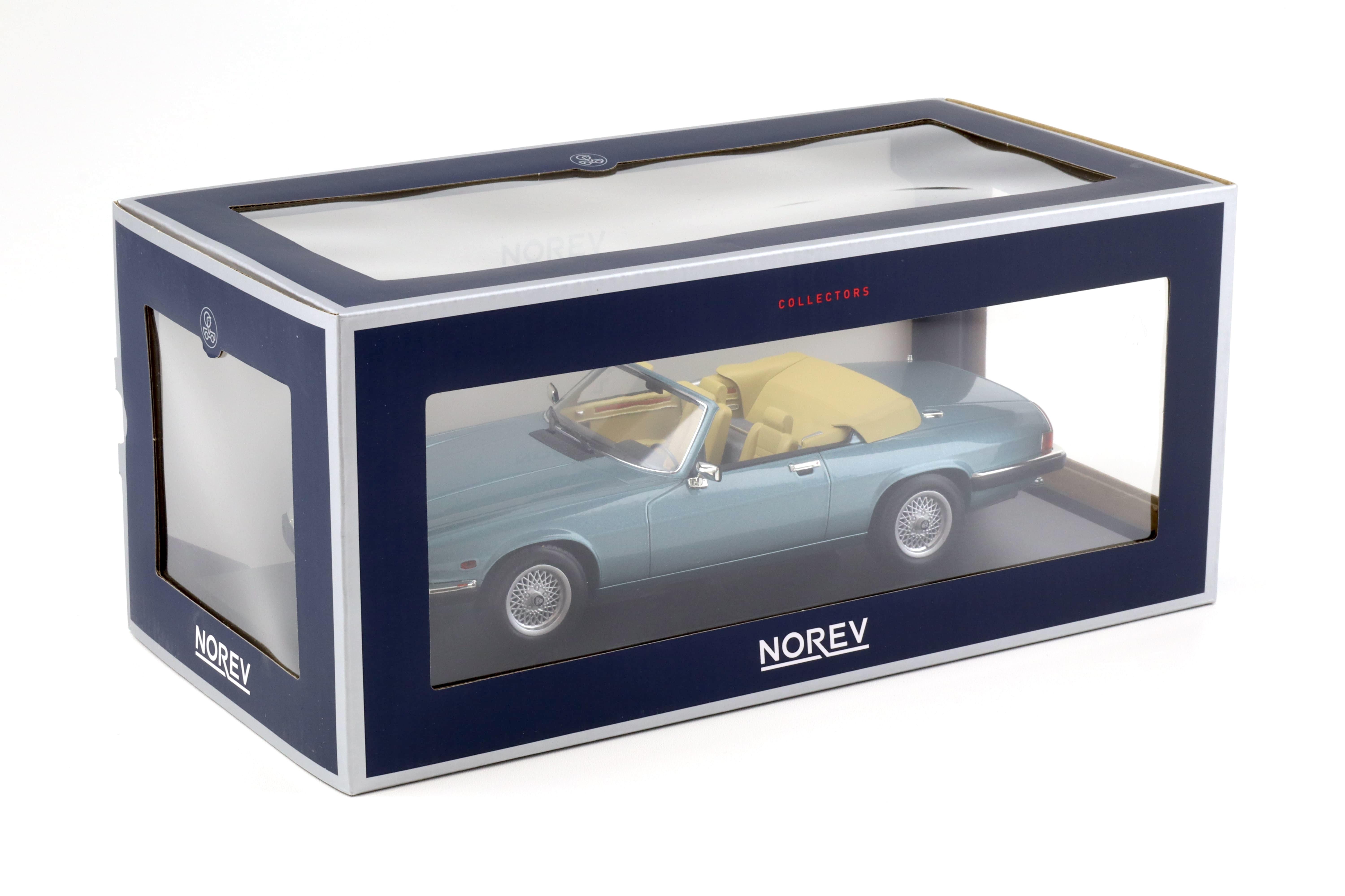 1:18 Norev Jaguar XJ-S 5.3 H.E. Convertible 1988 light blue metallic