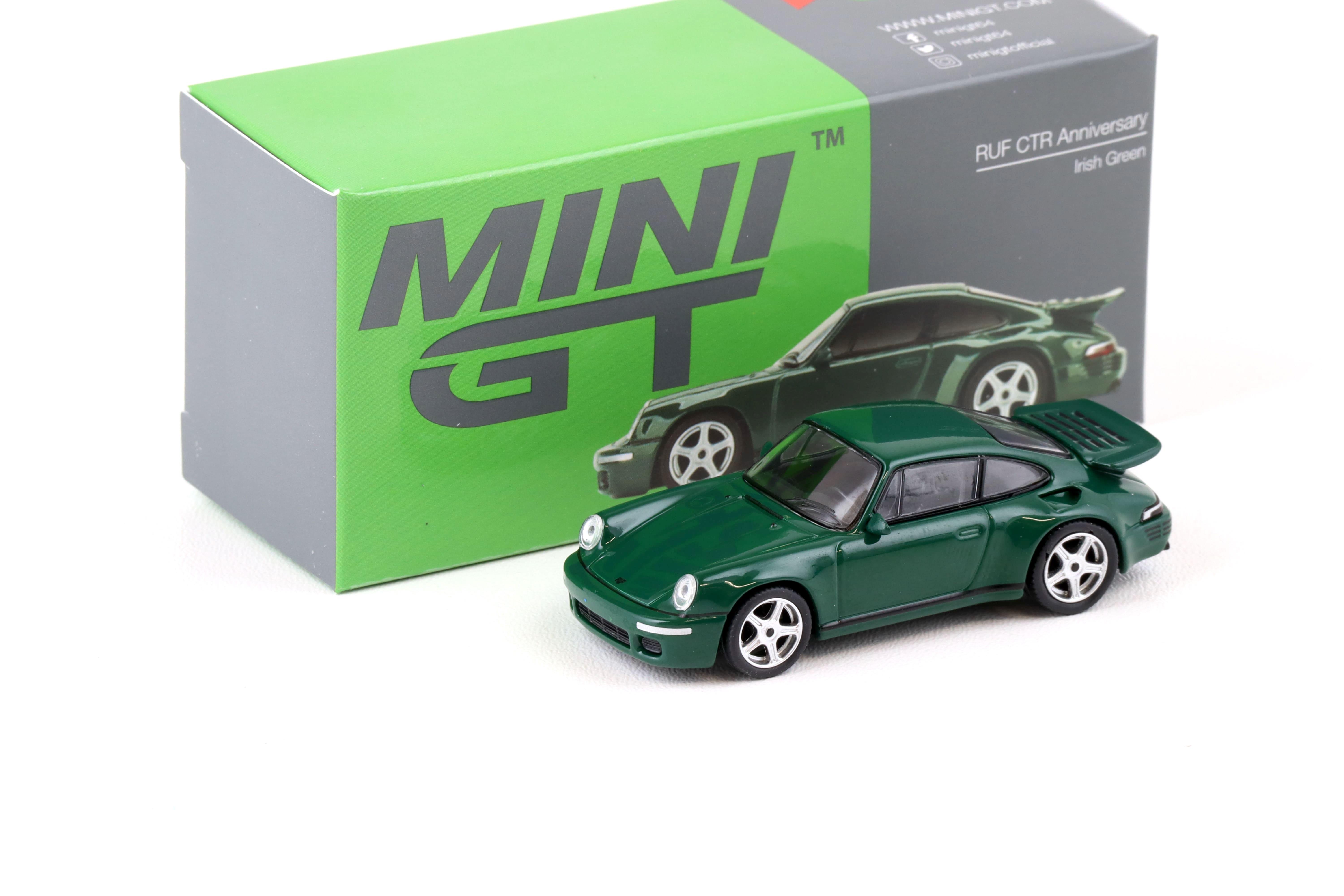 1:64 TSM Mini GT Porsche 911 RUF CTR Anniversary Irish green