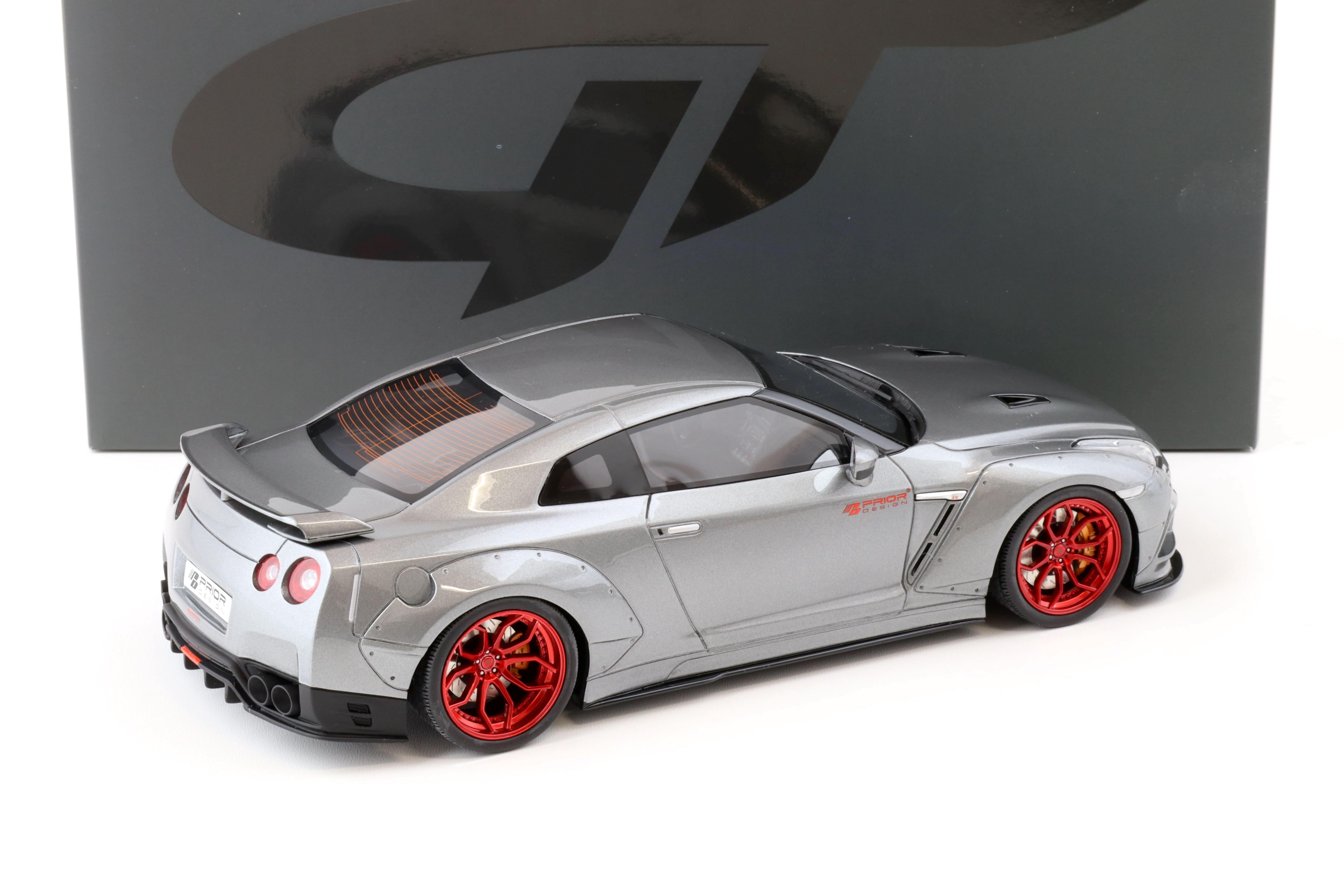 1:18 GT Spirit GT243 Nissan GT-R R35 modified by PRIOR Design 2015 grey metallic