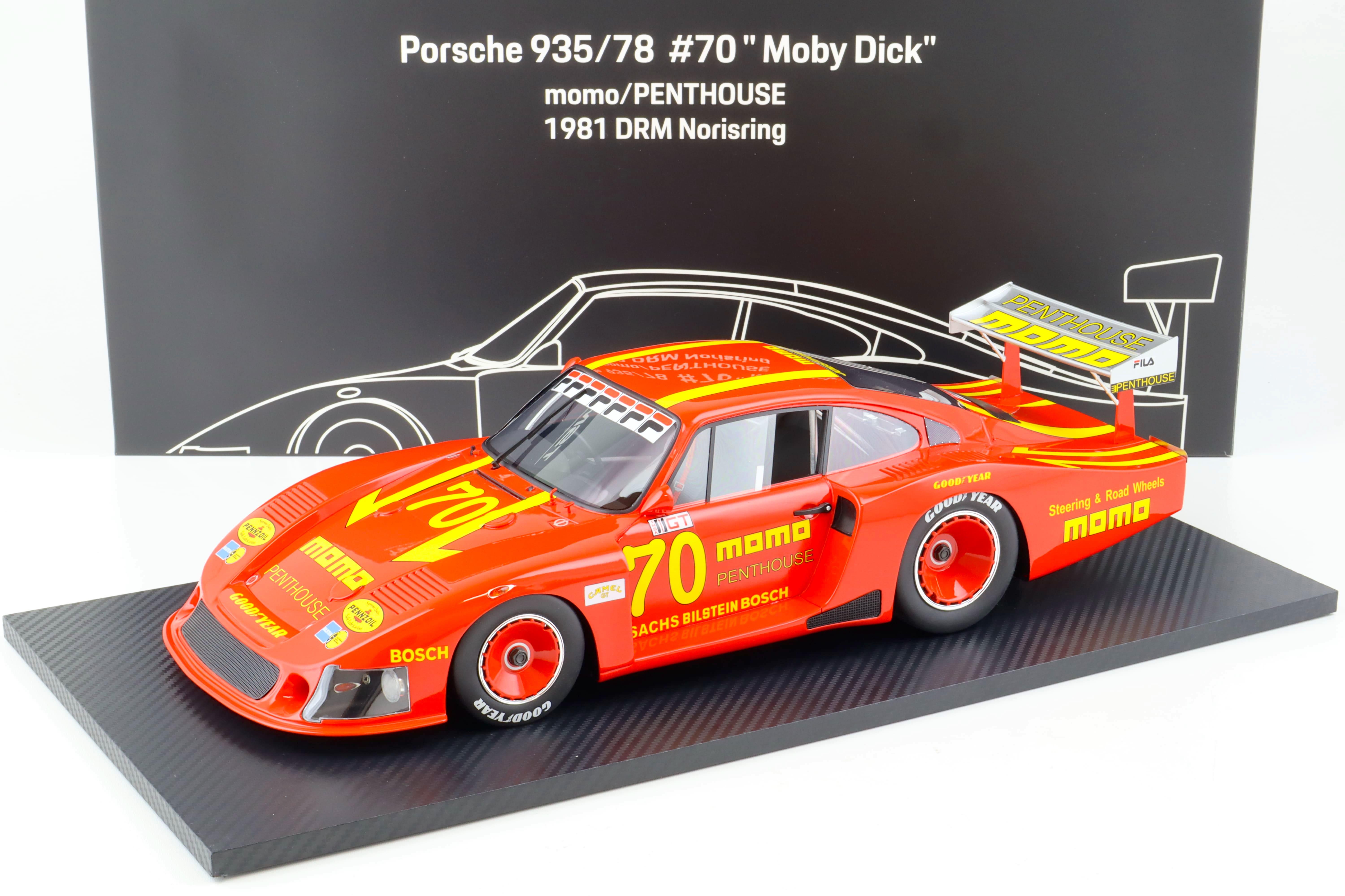 1:12 TSM Porsche 935/78 Moby Dick #70 DRM Norisring 1981 MOMO PENTHOUSE