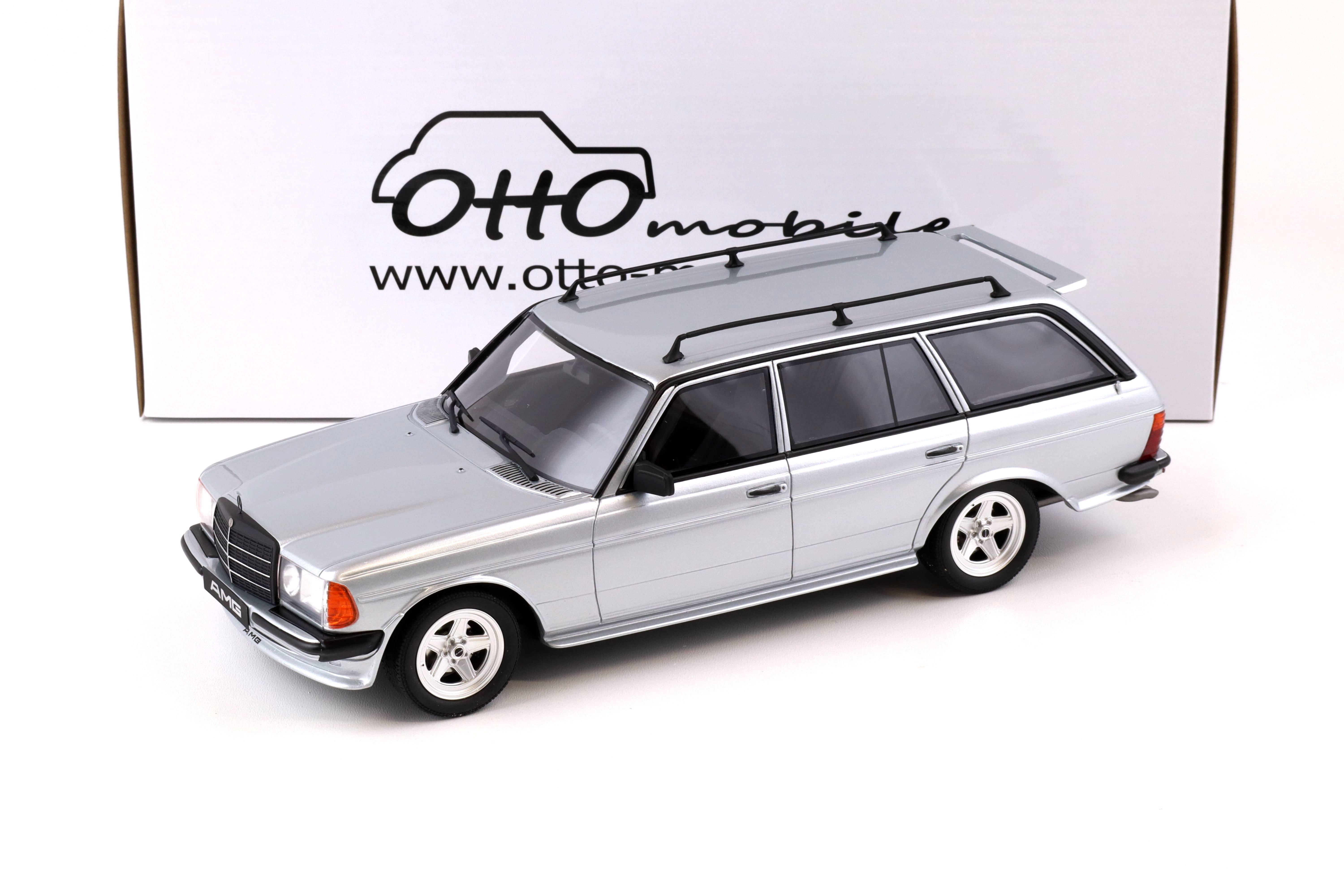 1:18 OTTO mobile OT246 Mercedes 280TE S123 AMG 1982 silver