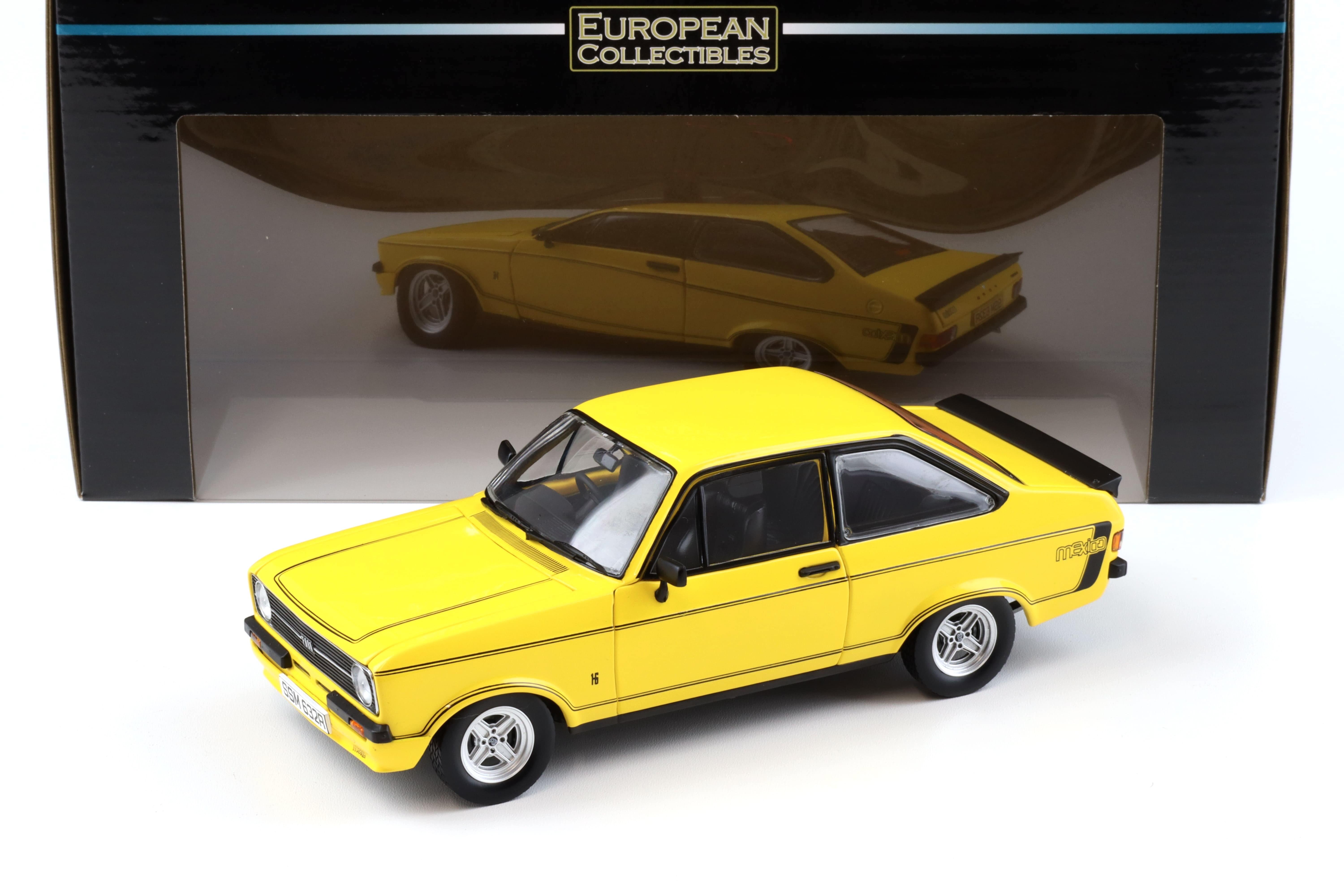 1:18 Sun Star Ford Escort MKII RS Mexico 1976 Signal yellow