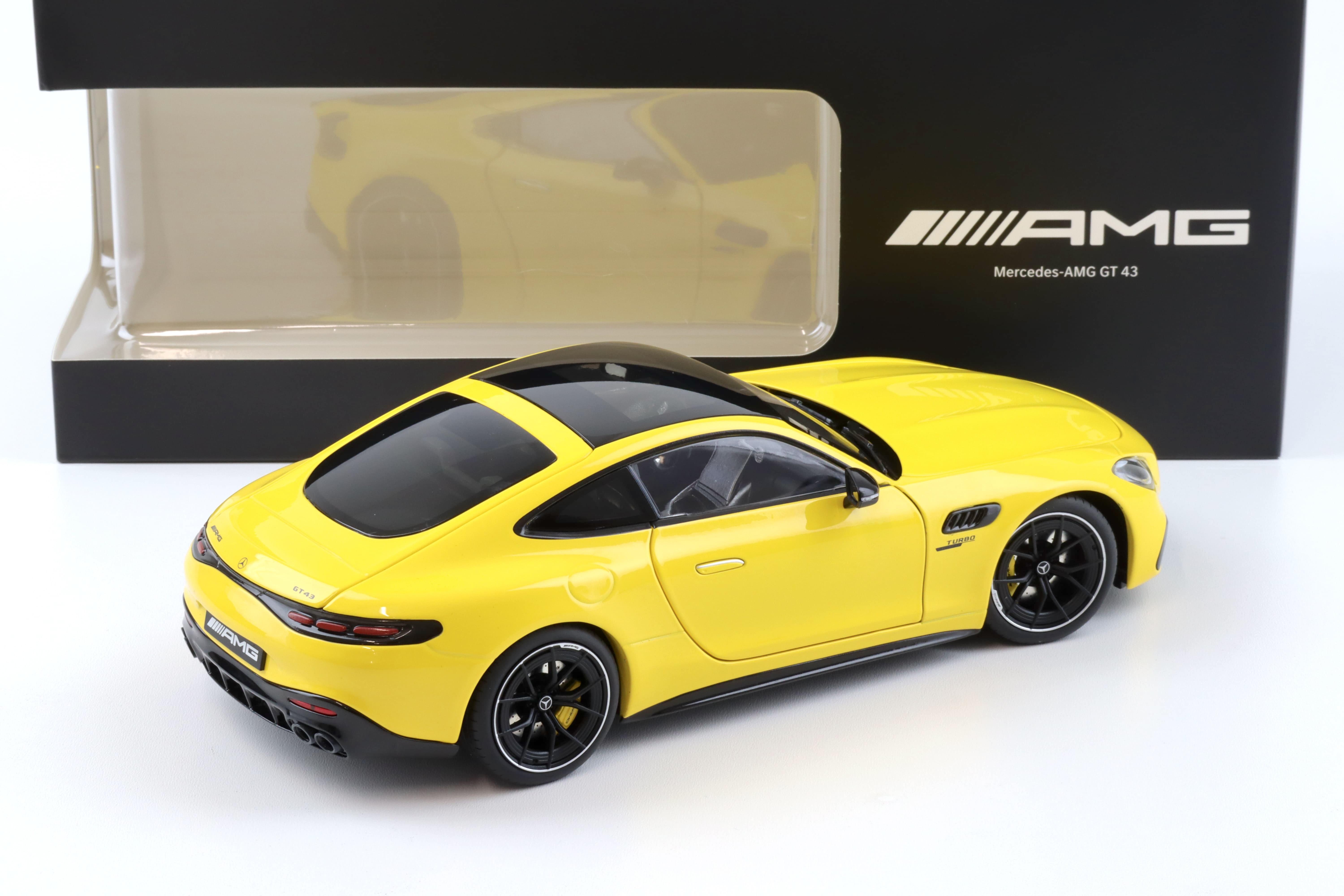 1:18 NZG Mercedes AMG GT 43 sun yellow GTC192 DEALER VERSION