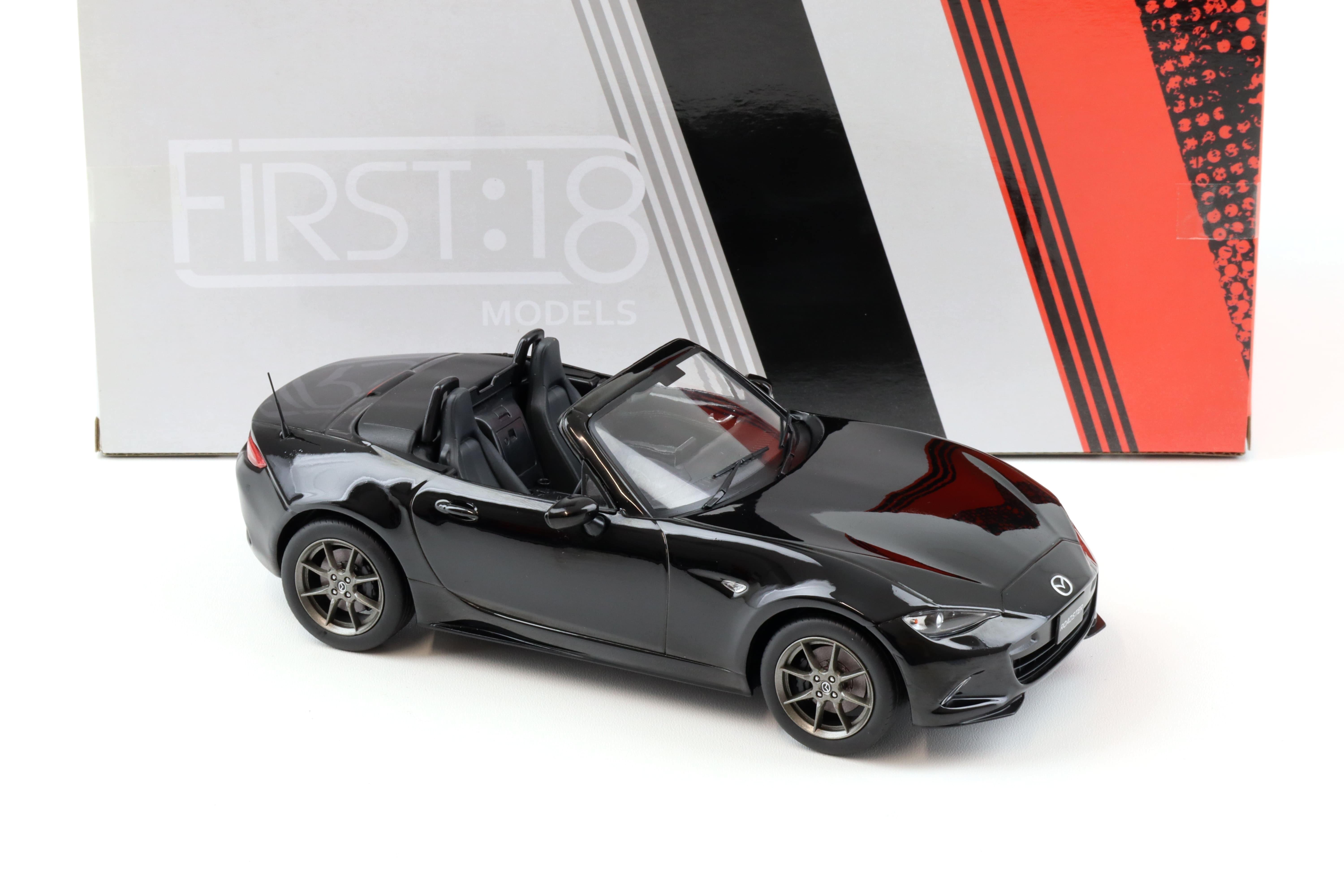 1:18 First18 Mazda MX-5 Roadster 2015 RHD black