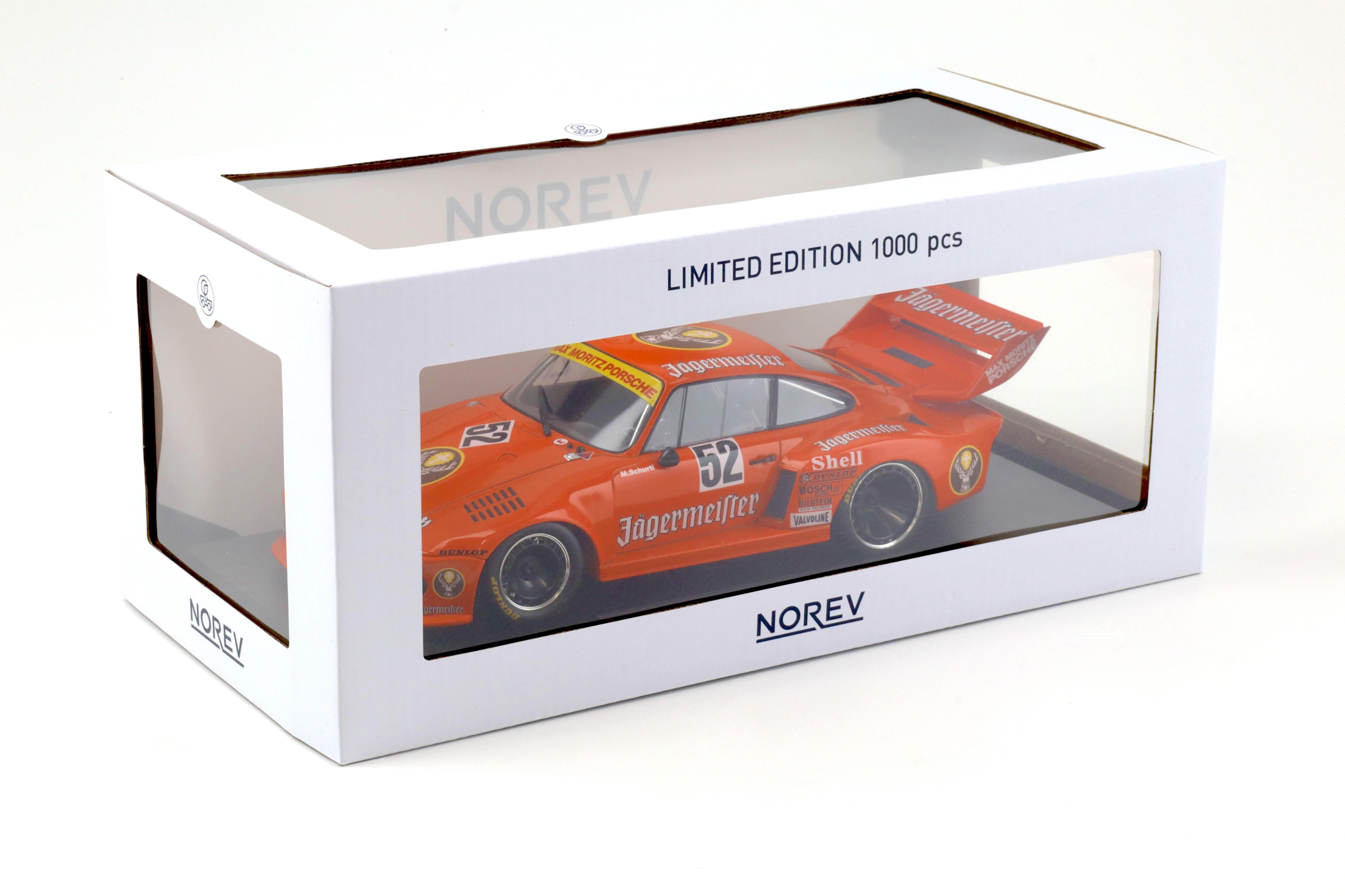 1:18 Norev Porsche 935 Winner Bergischer Löwe Zolder DRM 1977 Schurti #52