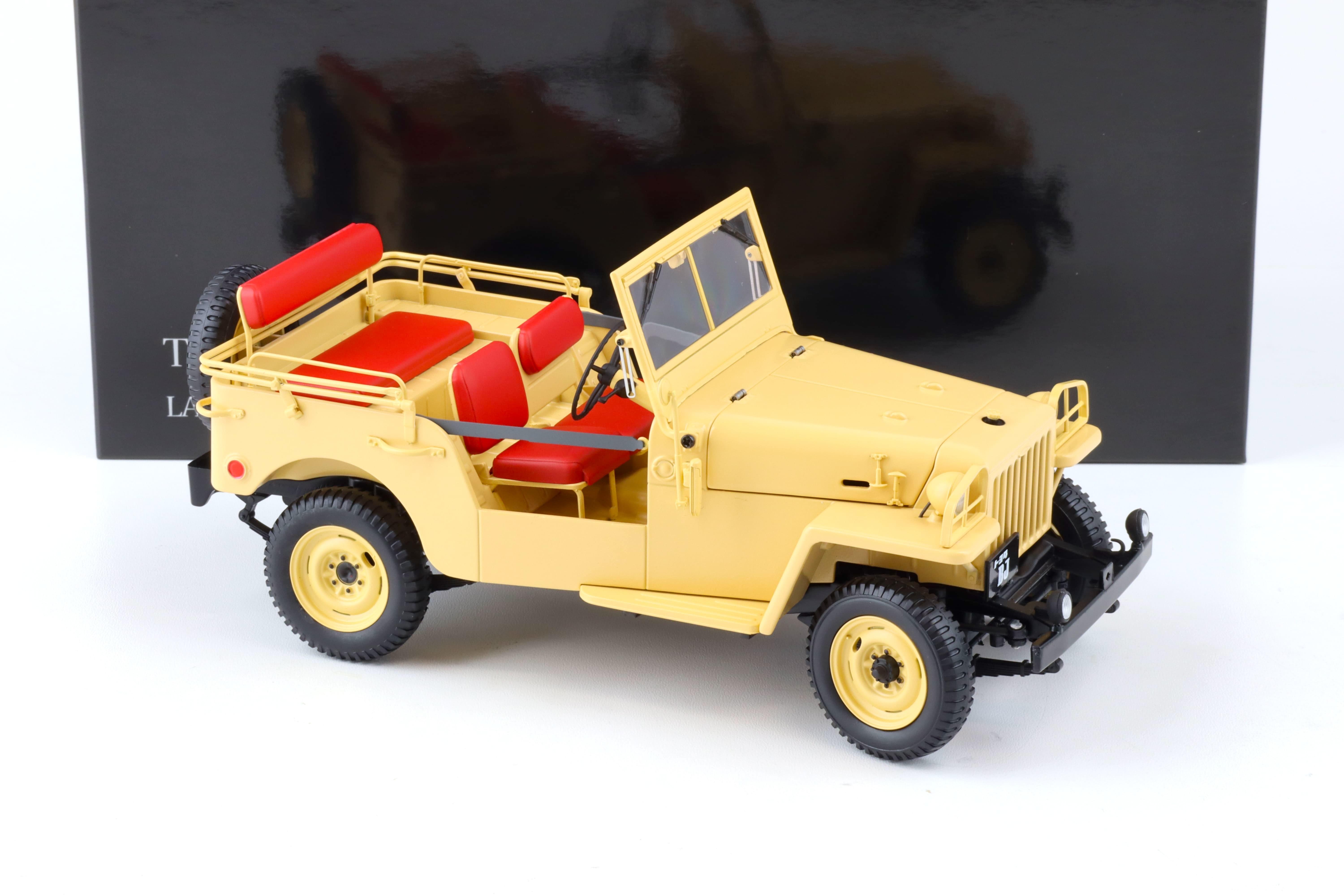 1:18 Kyosho 1951 Toyota Land Cruiser BJ 4x4 beige 08959BE