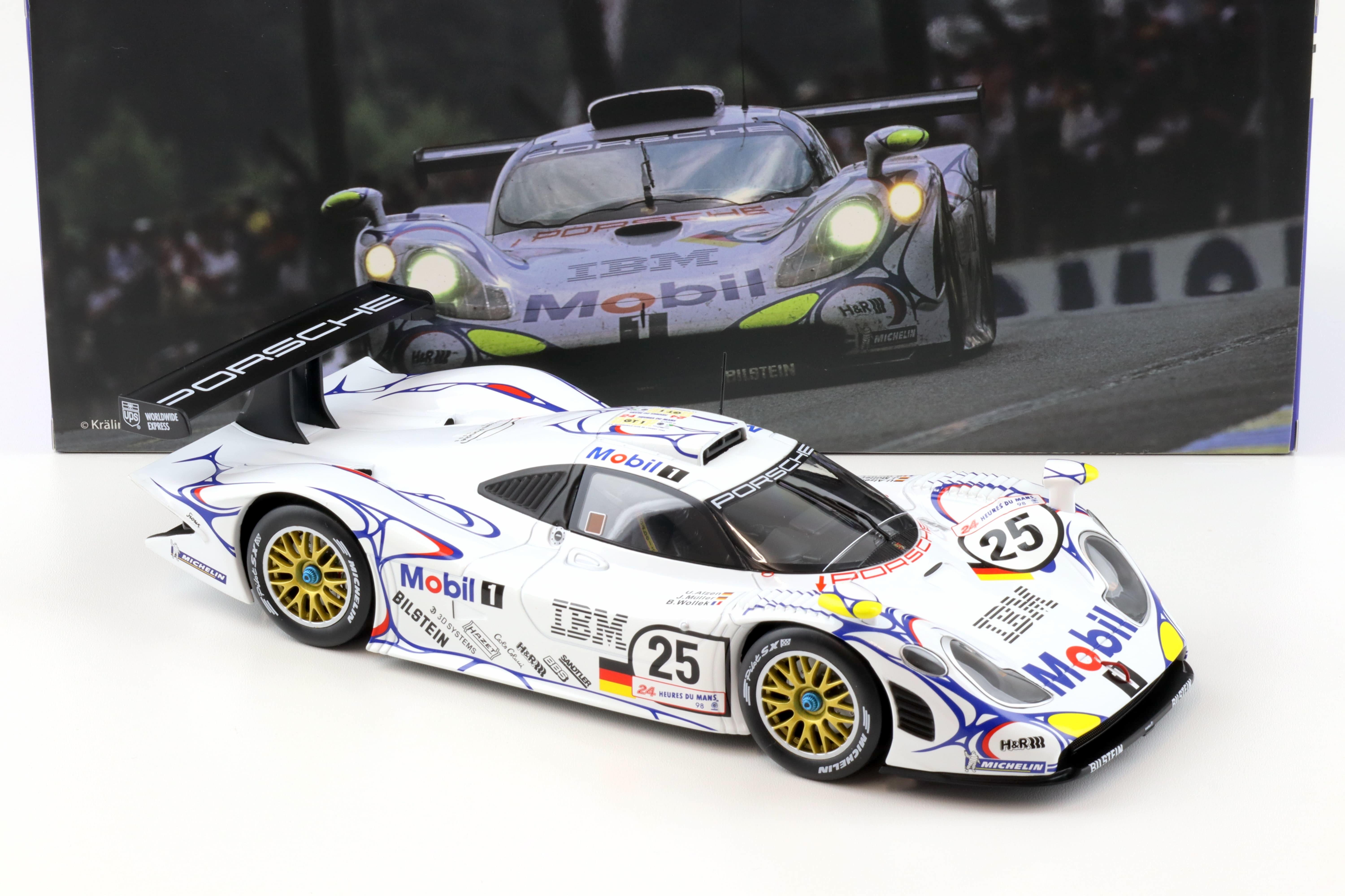 1:18 WERK83 Porsche 911 GT1 #25 - 2nd 24h Le Mans 1998 Wollek/ Müller/ Alzen