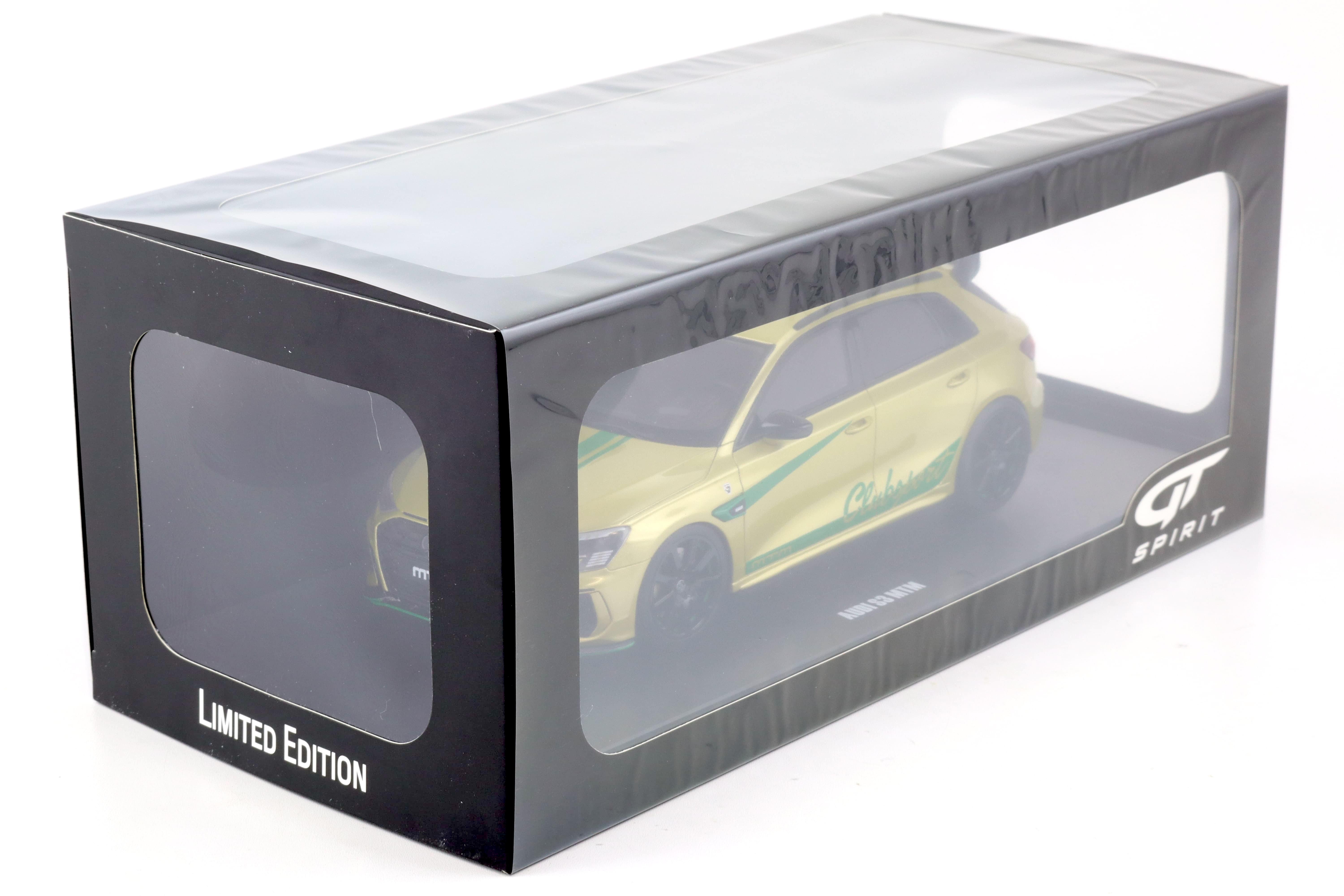 1:18 GT Spirit GT891 Audi S3 MTM Clubsport yellow metallic/ green accents 2022