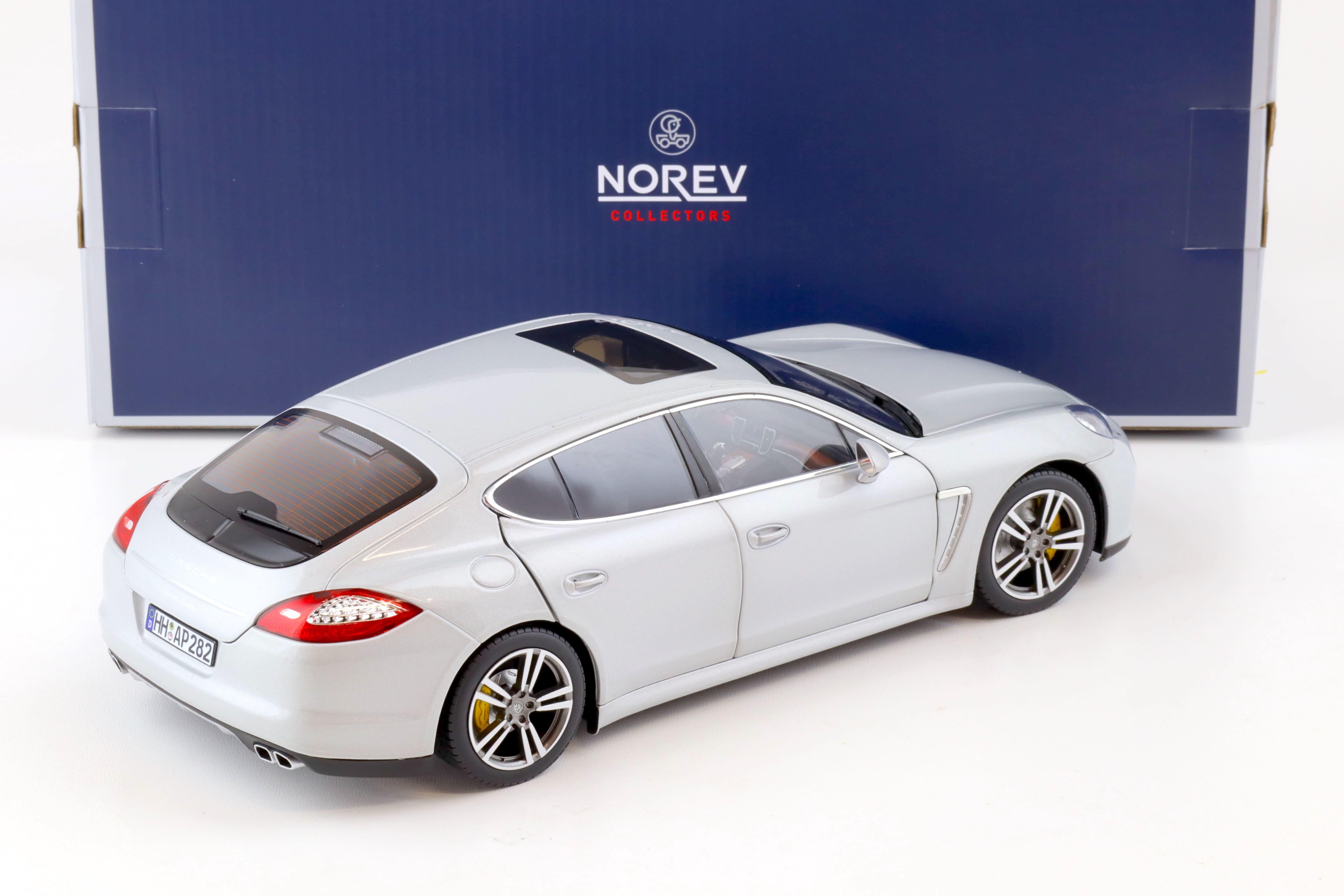 1:18 Norev Porsche Panamera Turbo 2009 silver metallic 187609