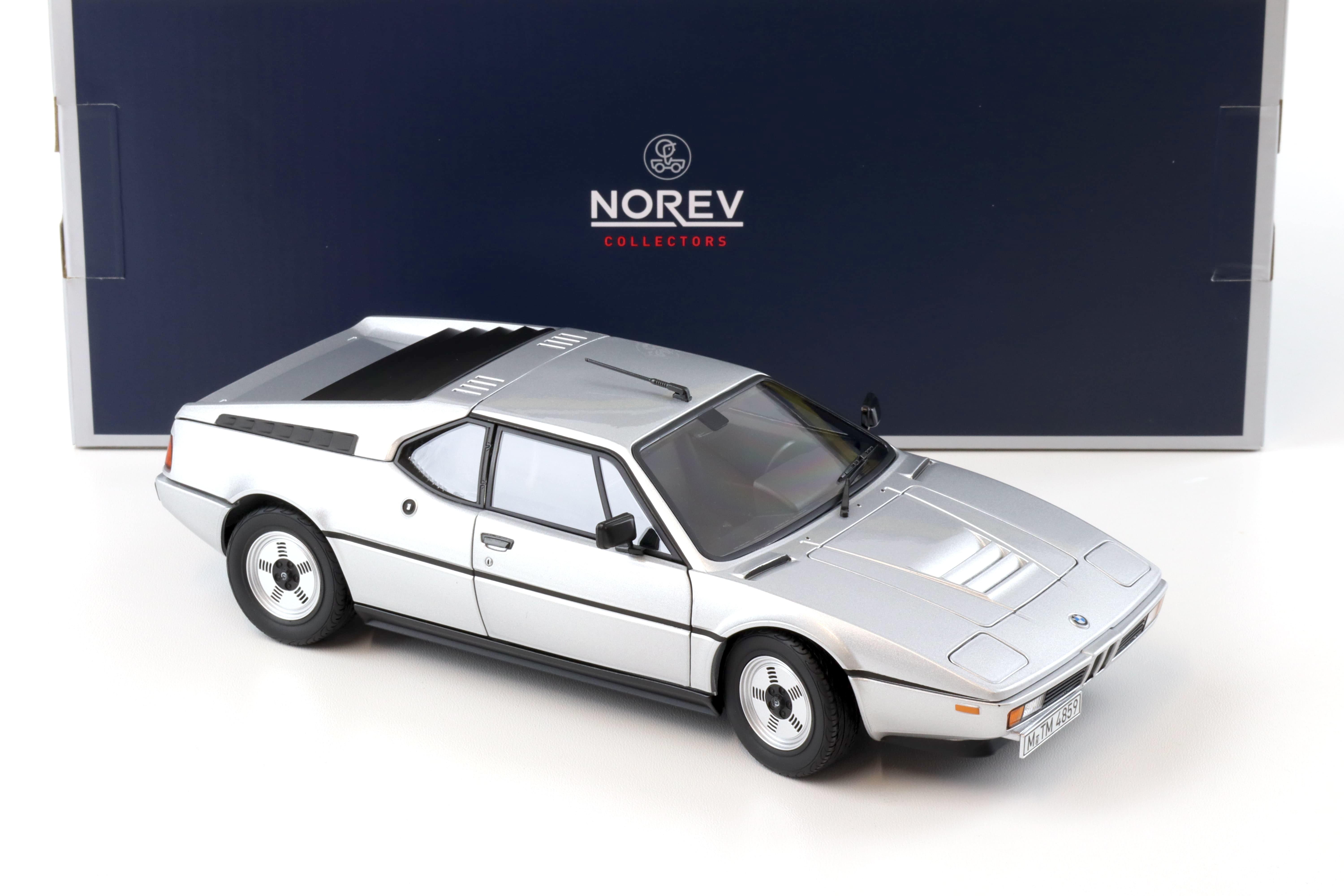 1:18 Norev BMW M1 Coupe 1980 silver metallic 183226