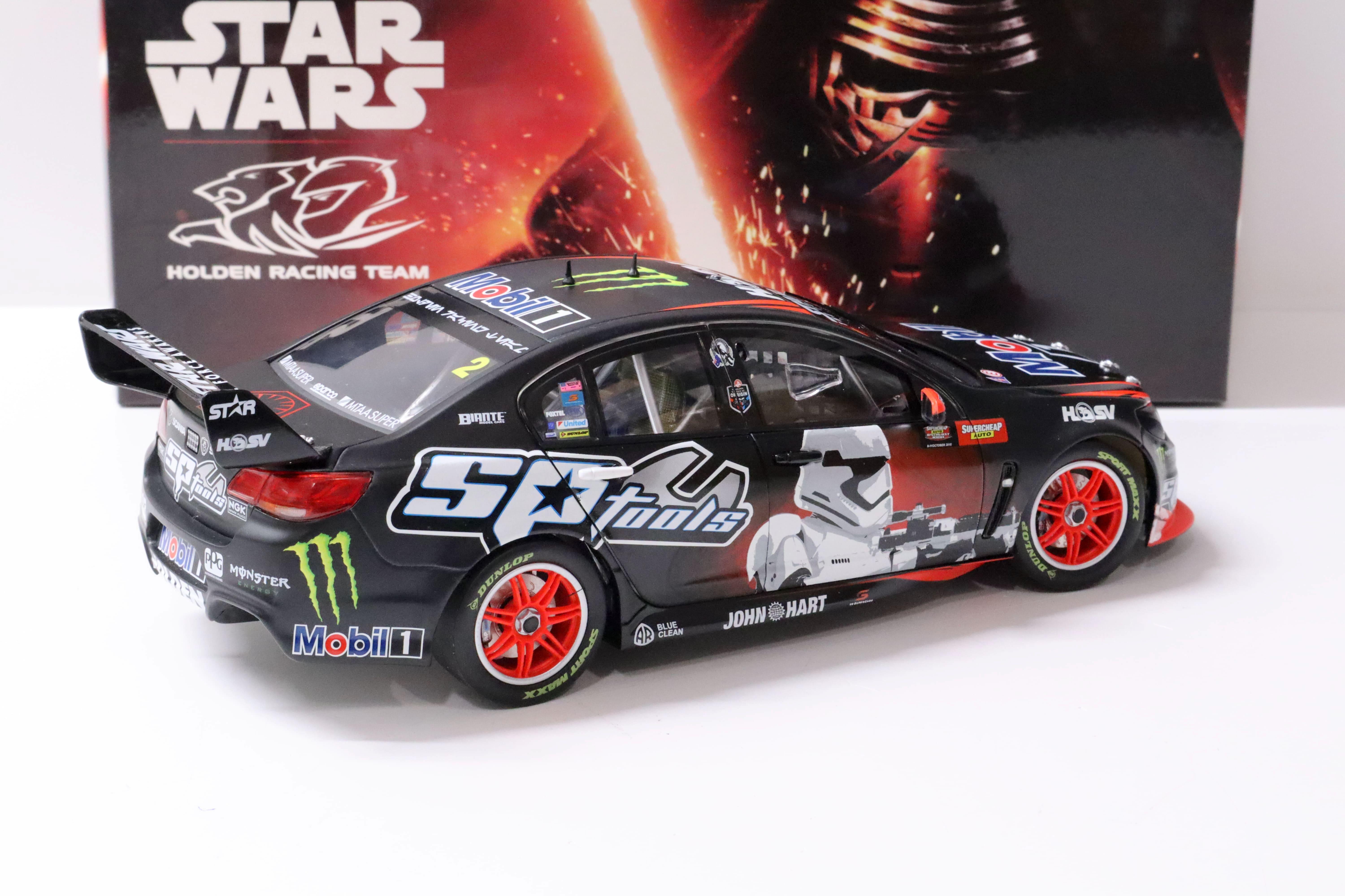 1:18 BIANTE Holden VF Commodore V8 Supercar 2015 Bathurst 1000 #2 Tander STAR WARS