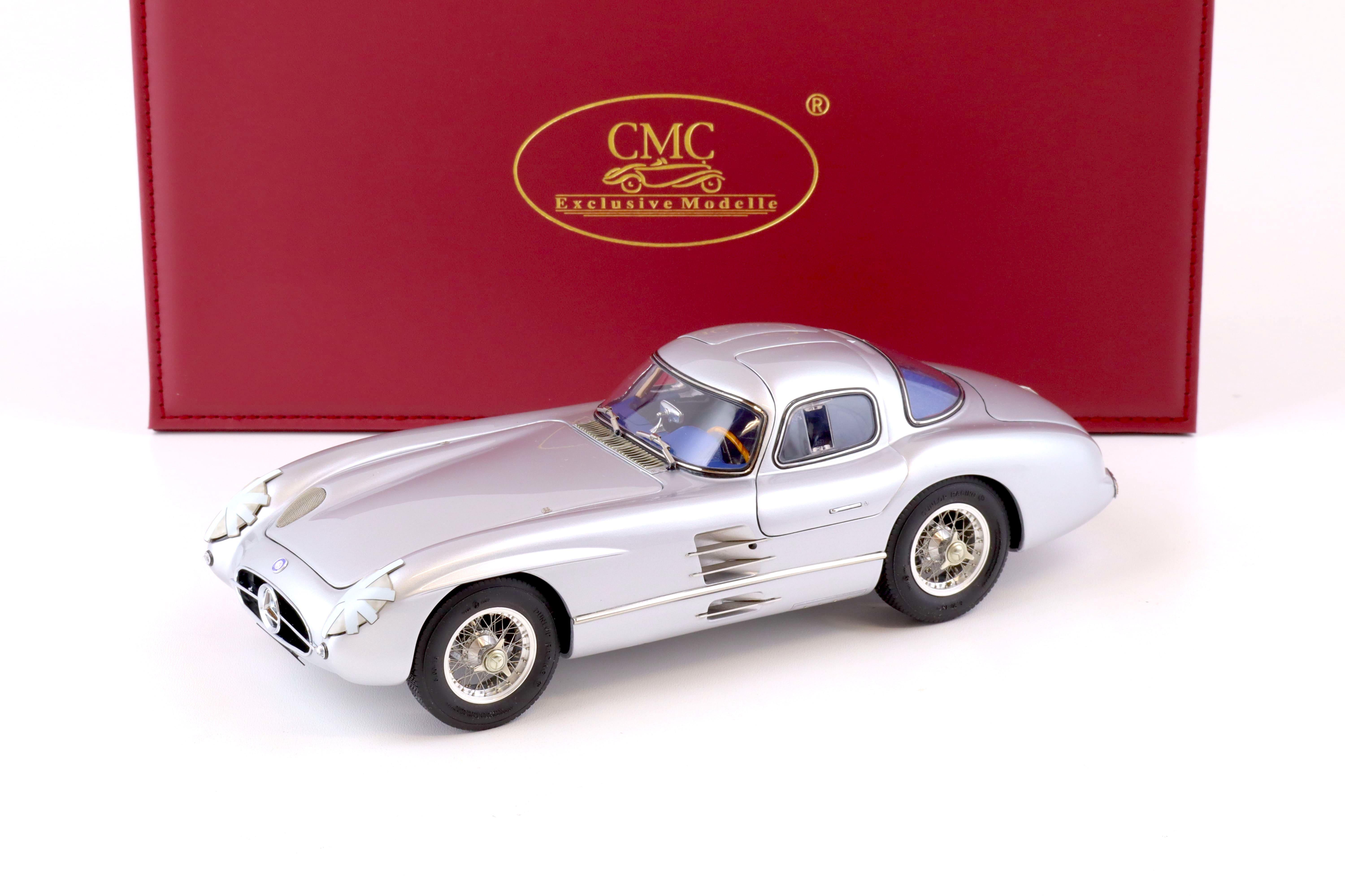 1:18 CMC Mercedes 300 SLR Uhlenhaut Coupe 1955 Großer Preis von Schweden M-244