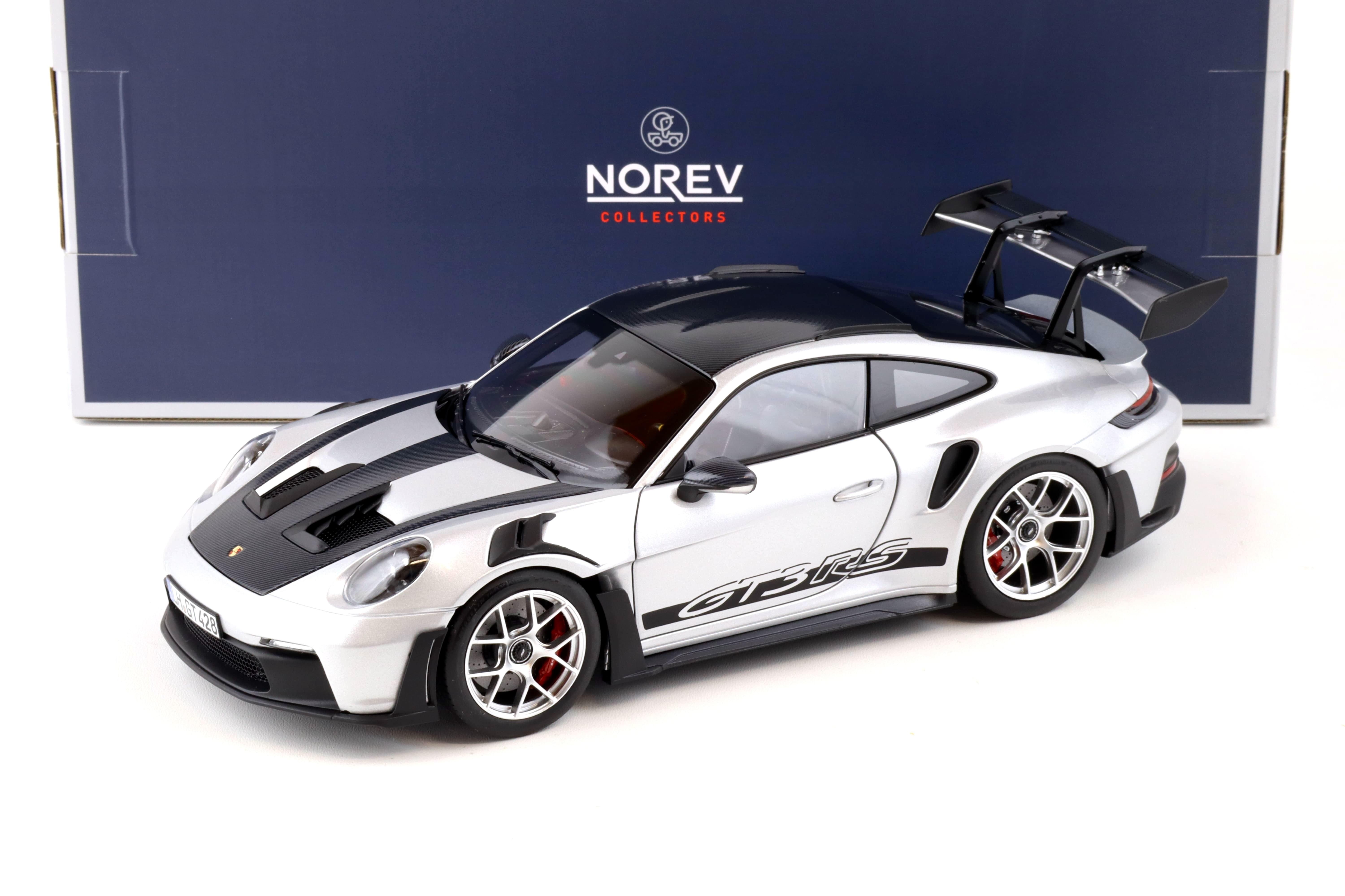 1:18 Norev Porsche 911 (992) GT3 RS Weissach Package 2022 GT silver metallic 187366