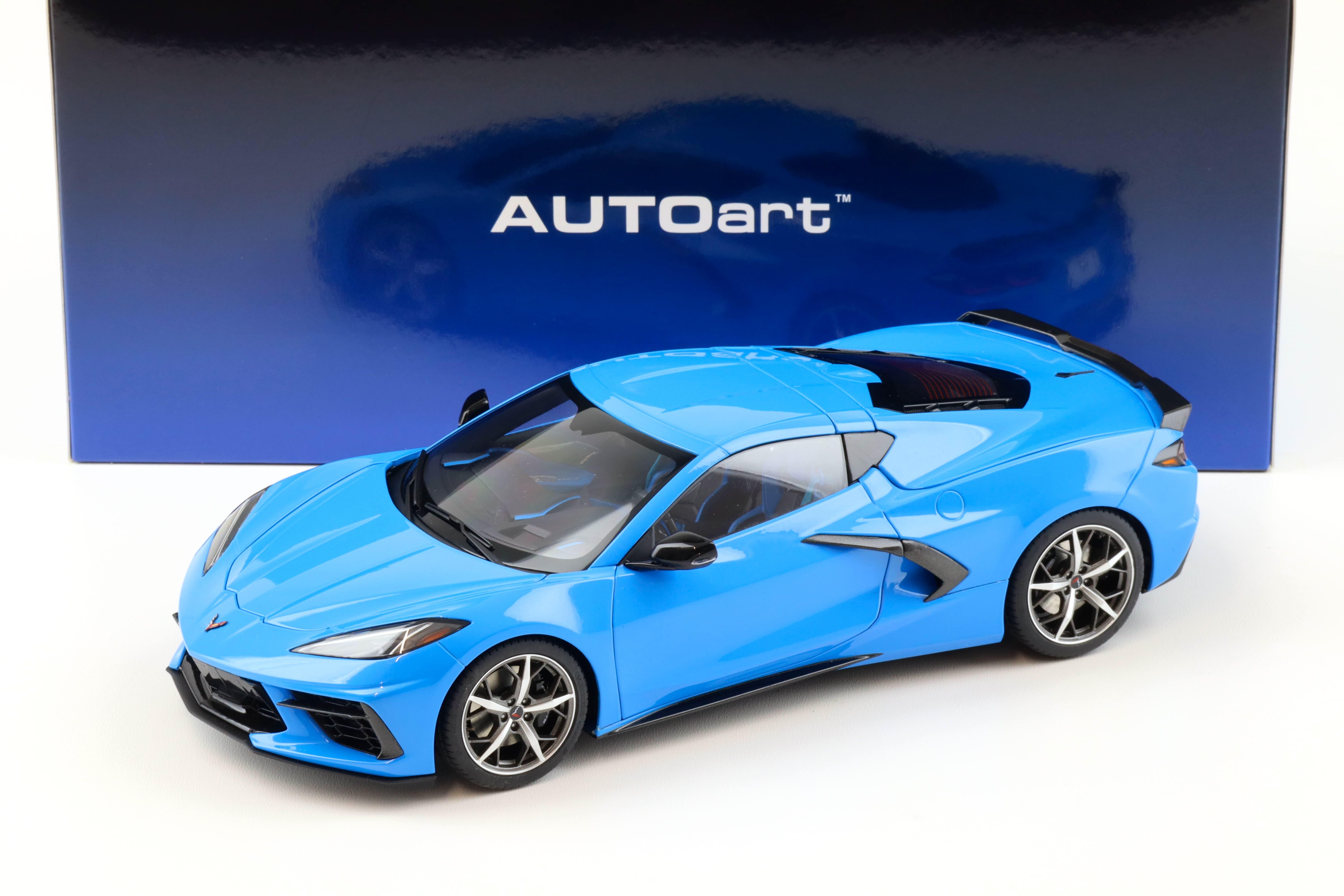 1:18 AUTOart Chevrolet Corvette C8 Stingray Z51 rapid blue 2020 