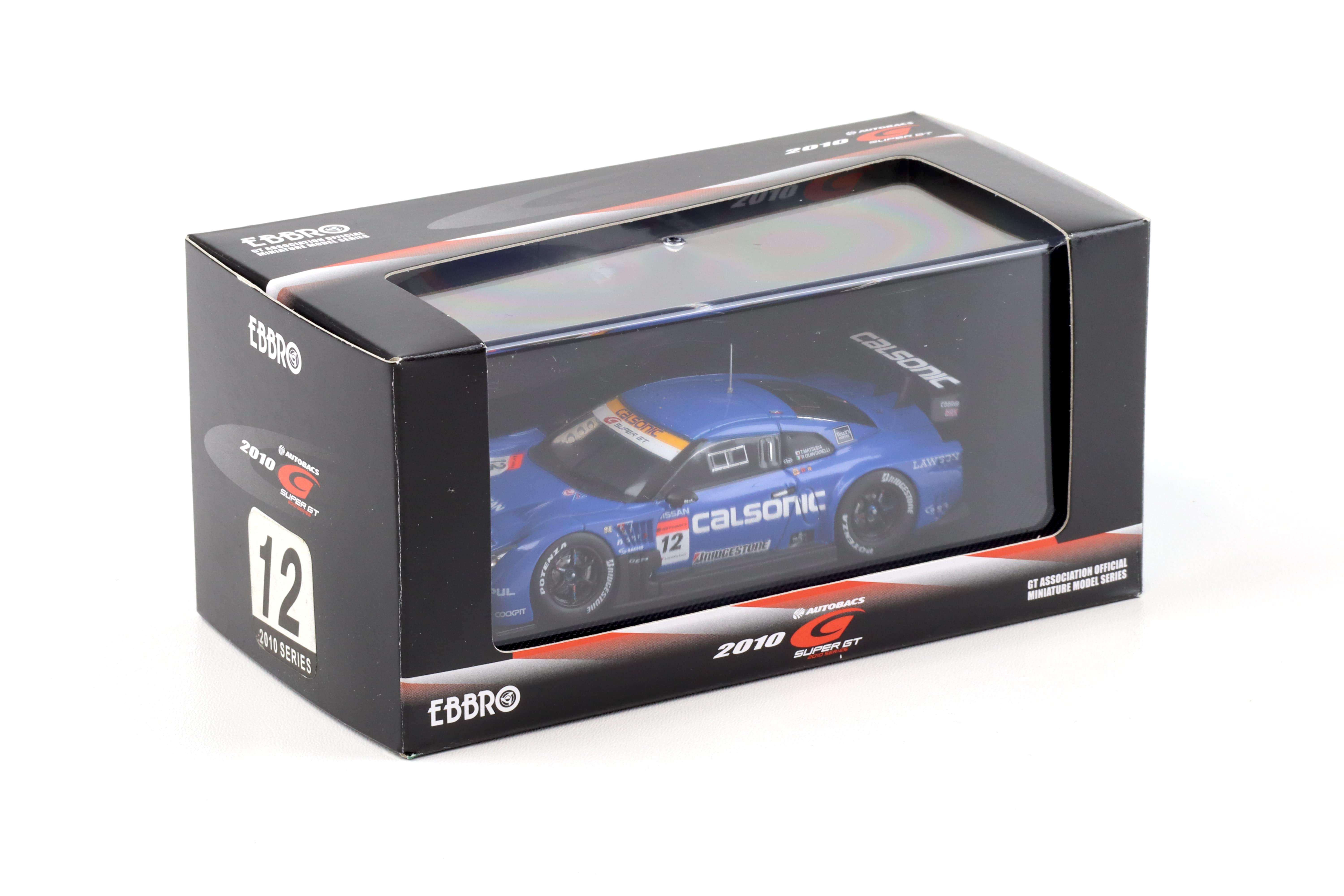 1:43 Ebbro Nissan GT-R Super GT500 Calsonic Impul 2010 Rd.3 Fuji #12 Matsuda