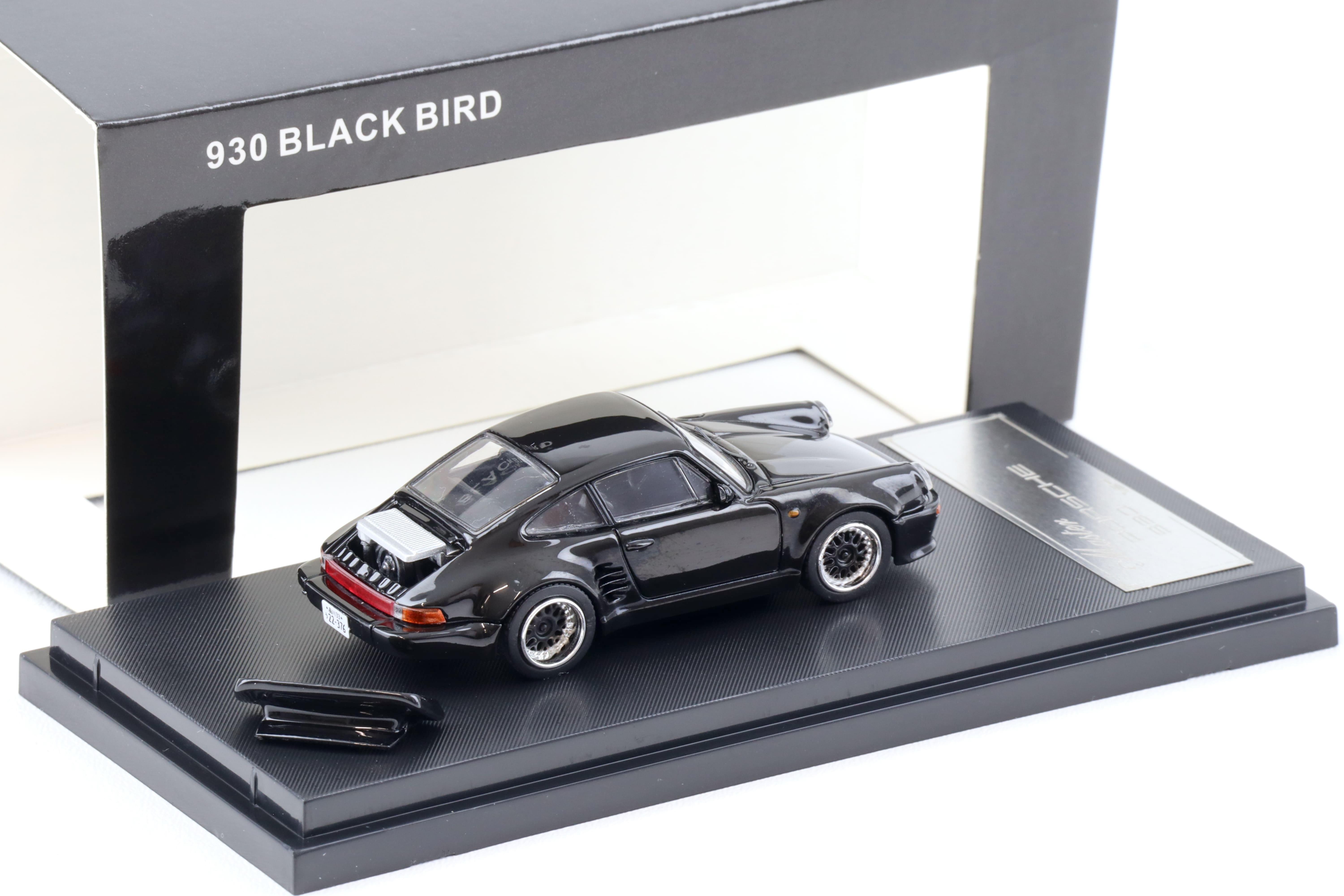 1:64 Master Porsche 911 930 Turbo Black Bird Midnight black Diecast