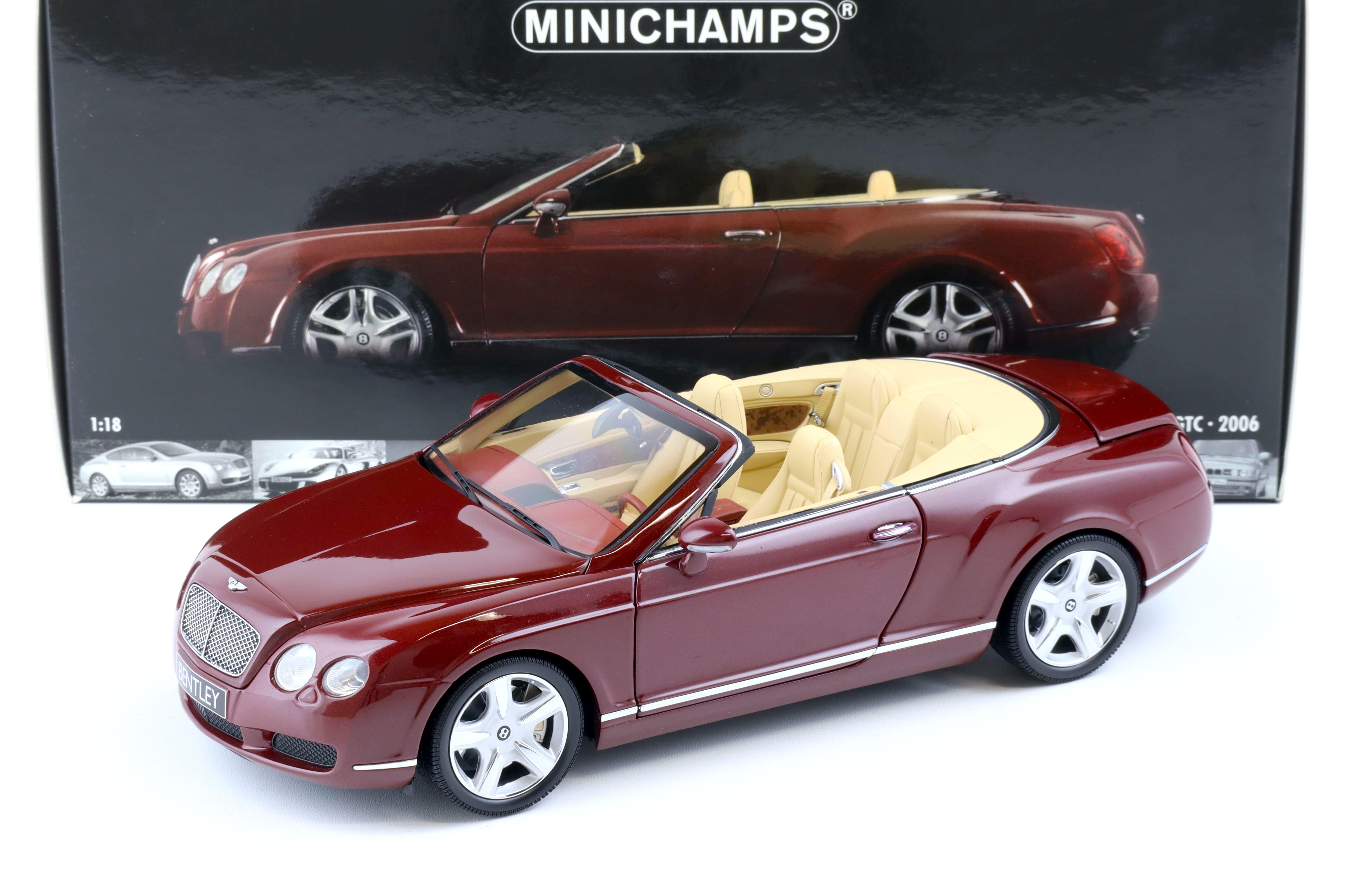 1:18 Minichamps Bentley Continental GTC Convertible 2006 red metallic