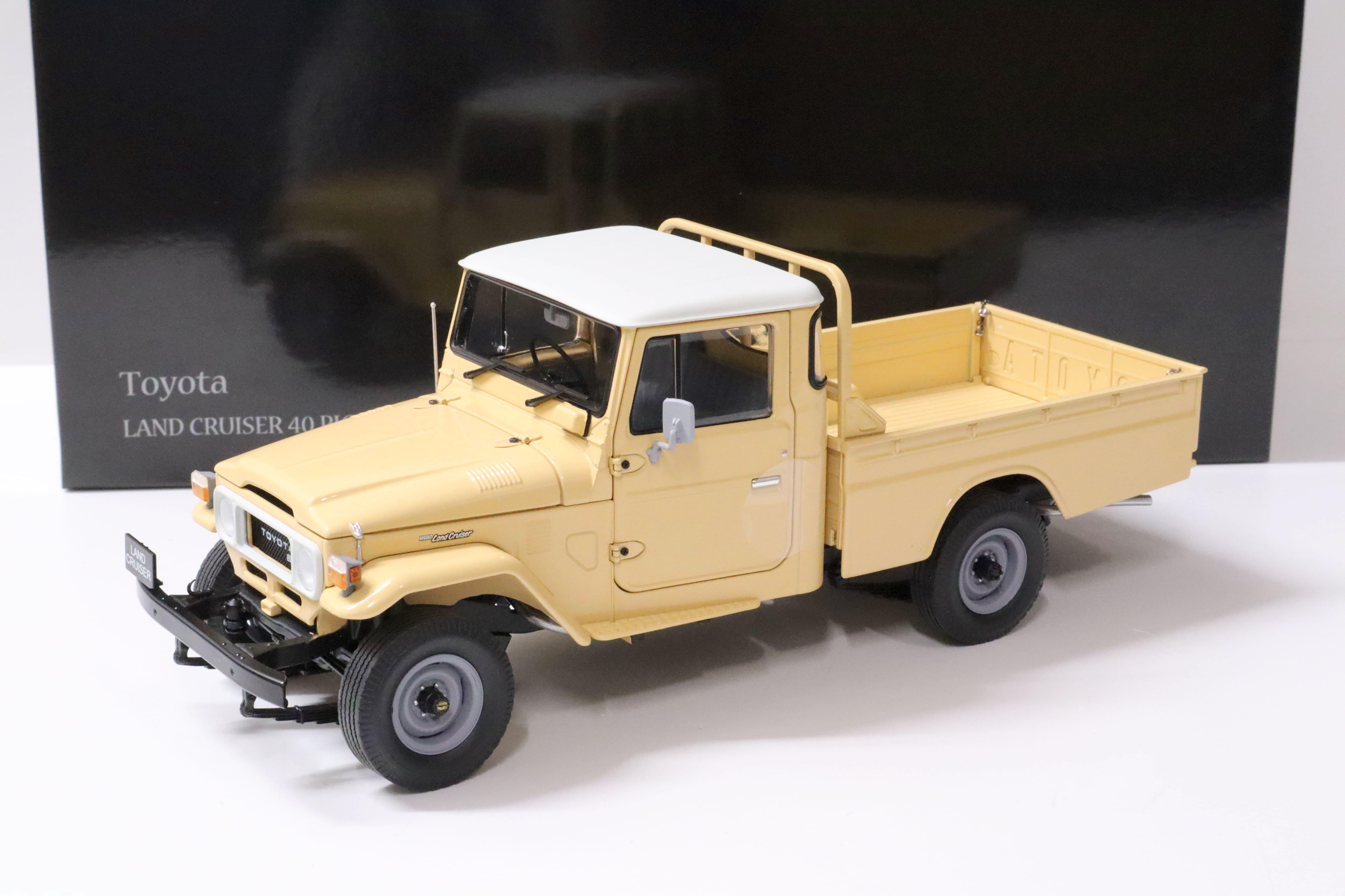 1:18 Kyosho Toyota Land Cruiser 40 Pick-Up beige 1980