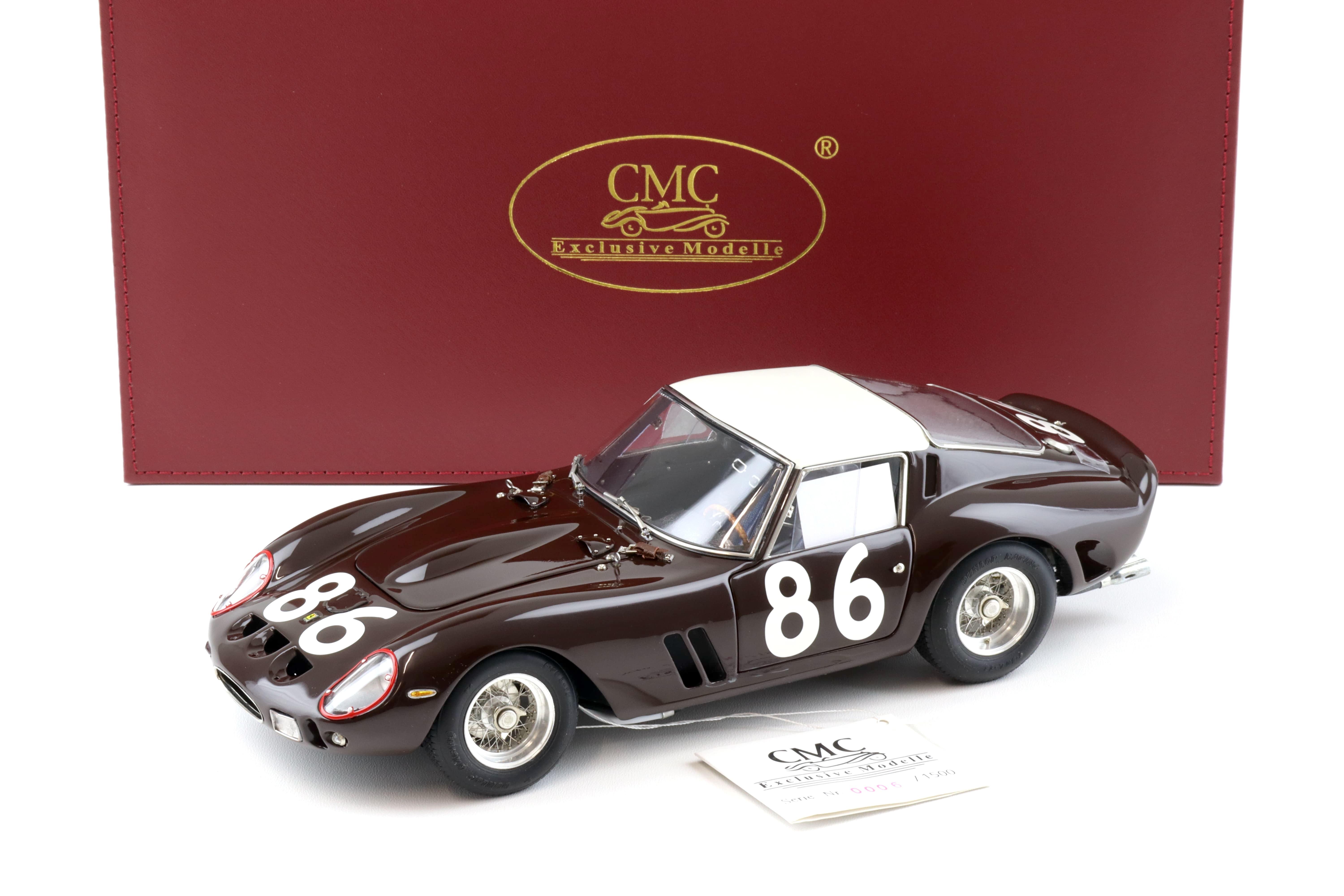 1:18 CMC Ferrari 250 GTO Targa Florio 1962 #86 brown/white M-156