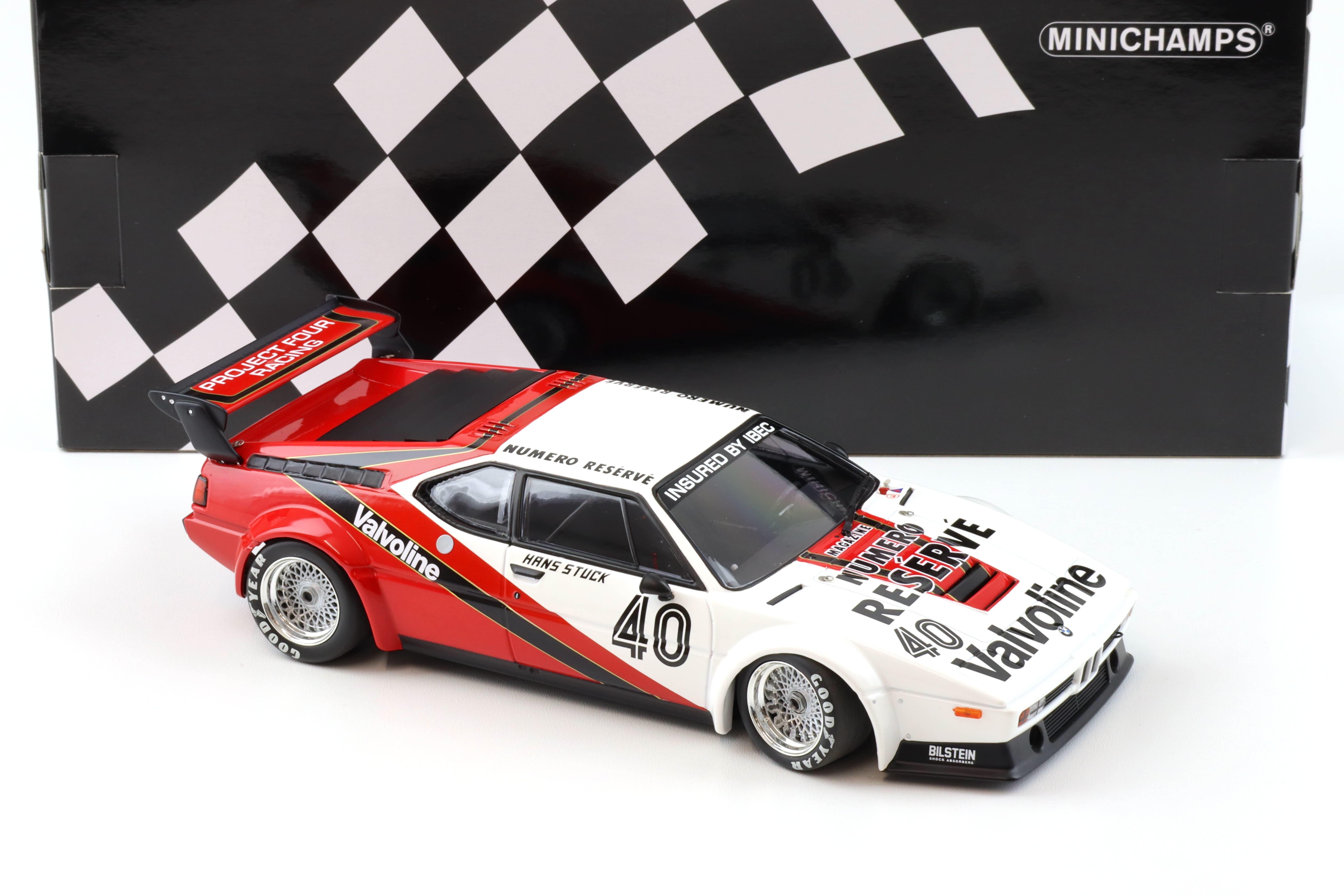 1:18 Minichamps BMW M1 ProCar #40 Stuck Winner Monaco ProCar Series 1980