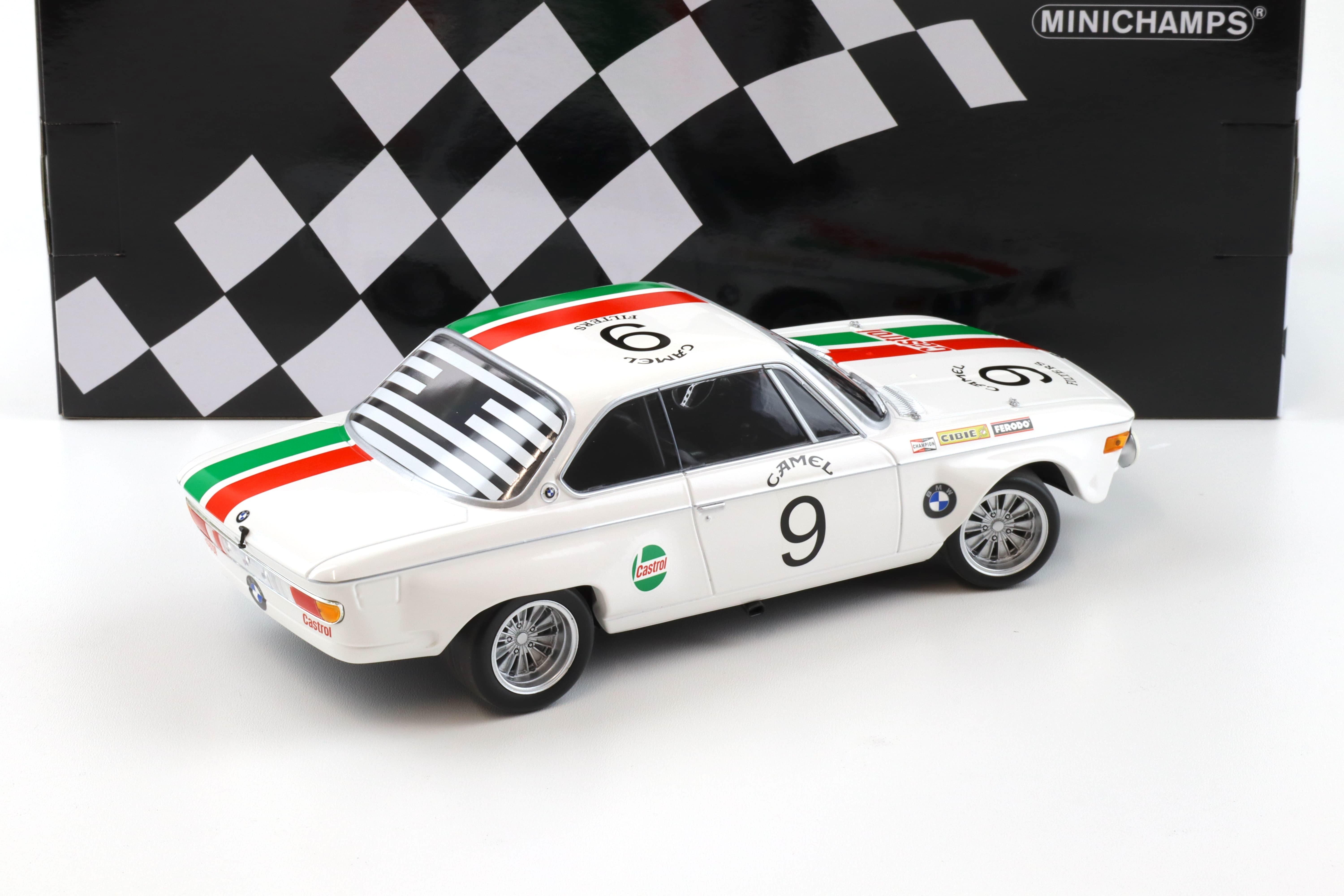 1:18 Minichamps BMW 2800 CS Castrol BMW 24h SPA 1971 Moorkens/Haxhe #9