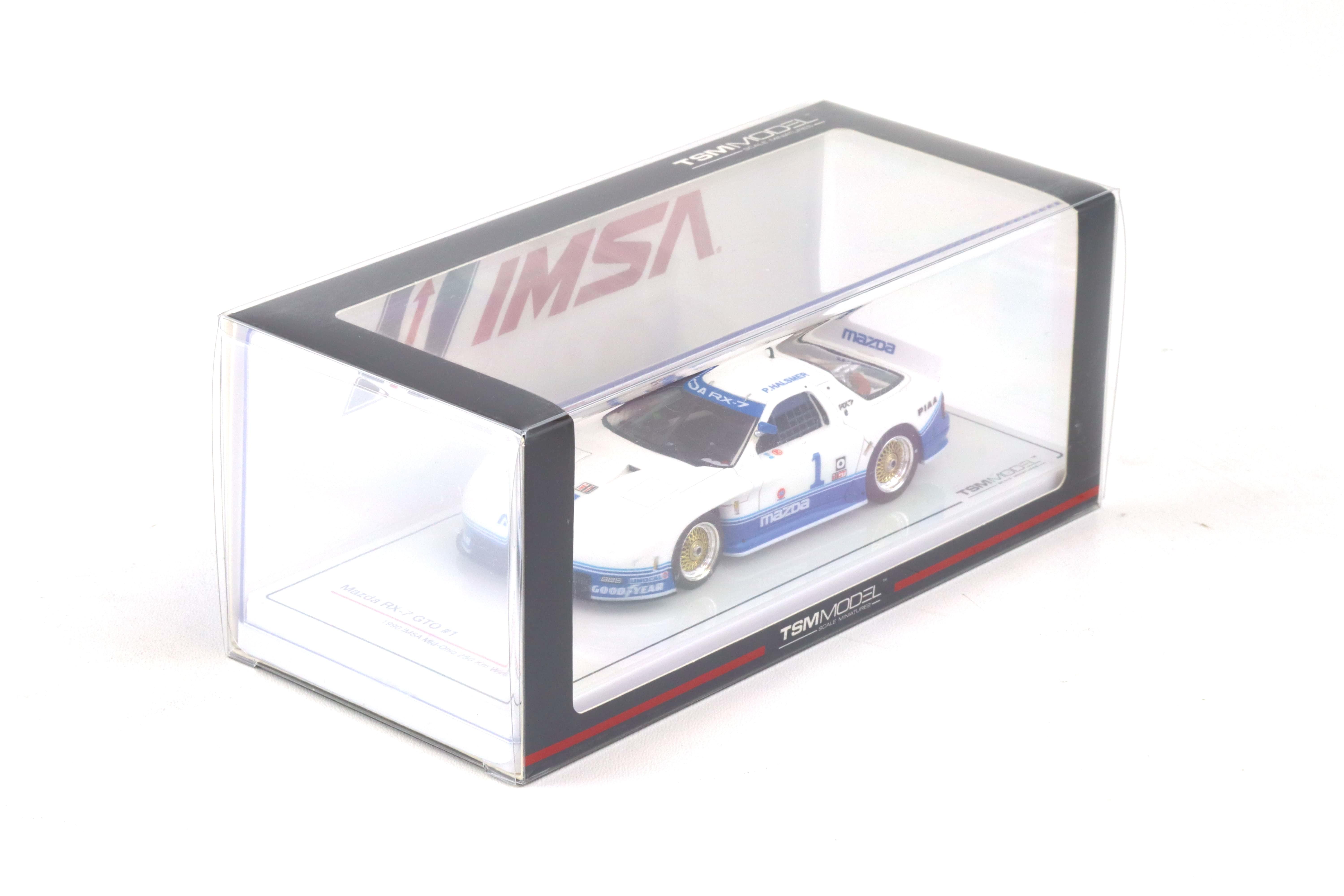 1:43 TSM Model Mazda RX-7 GTO #1 IMSA Mid-Ohio 250km Winner 1990 TSM430458