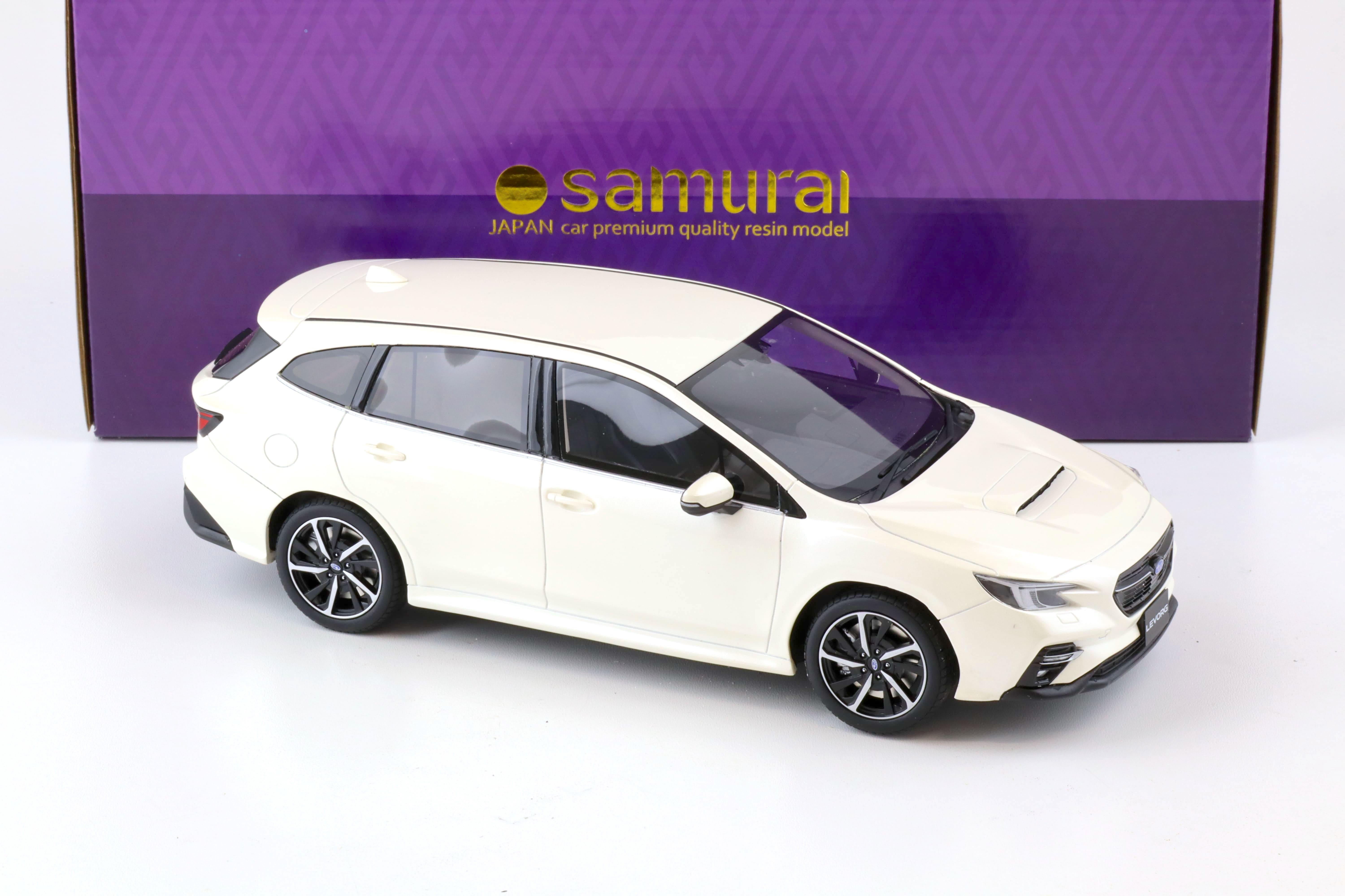 1:18 Kyosho Samurai Subaru Levorg GT-H EX Station Wagon 2022 white