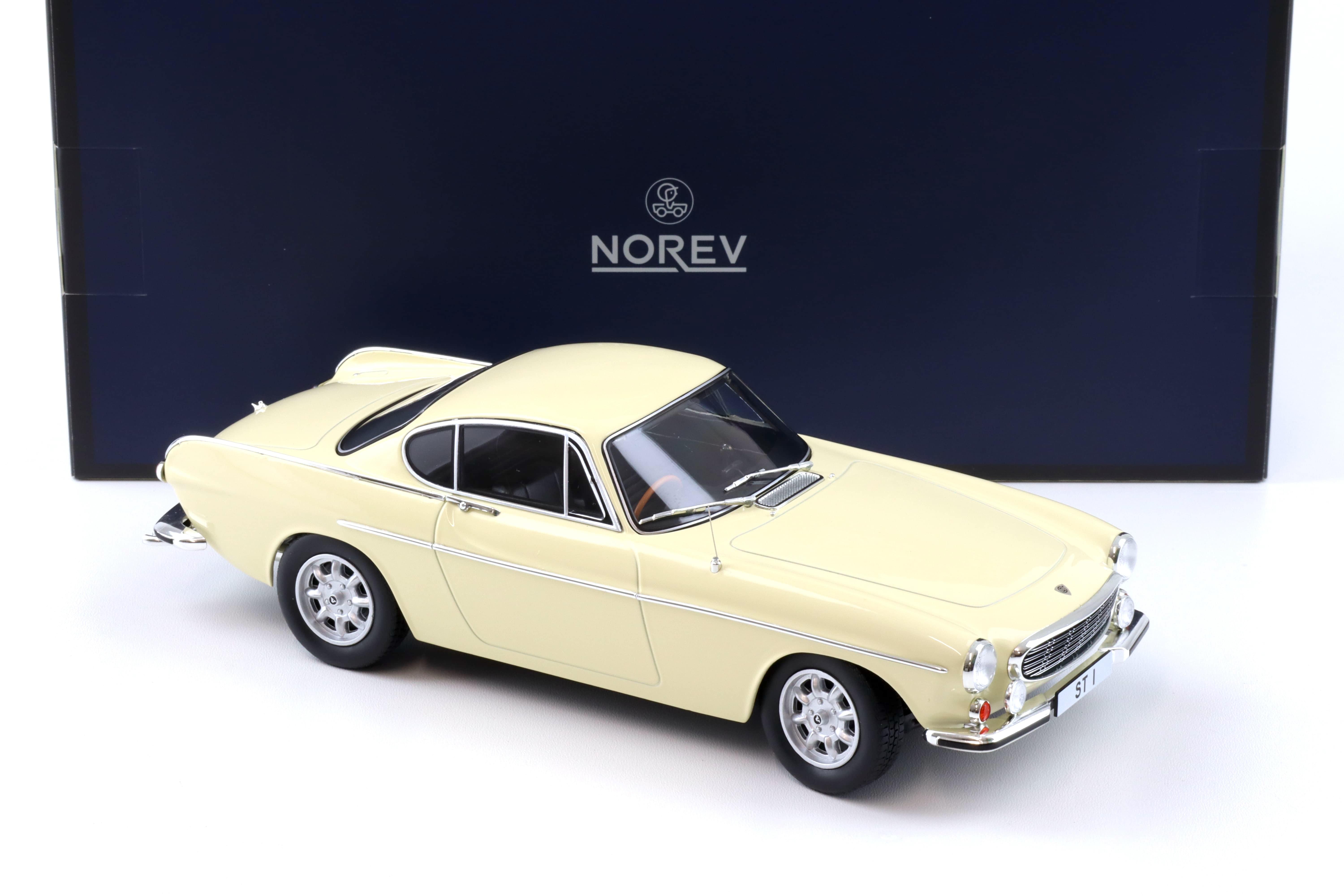 1:18 Norev Volvo 1800 S Coupe RHD 1967 beige - Limited 600 pcs.