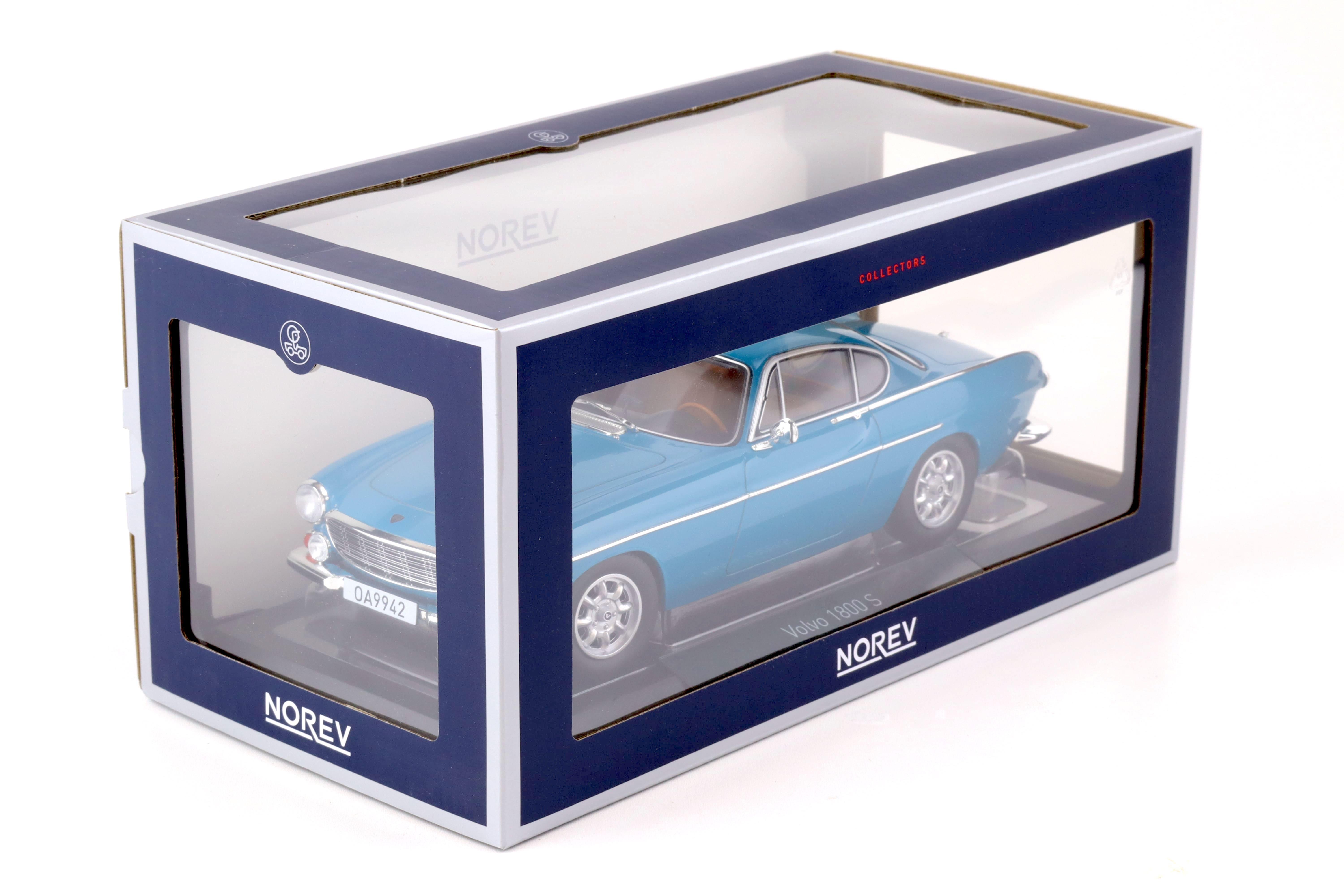 1:18 Norev Volvo 1800 S Coupe 1969 Medium blue 188702