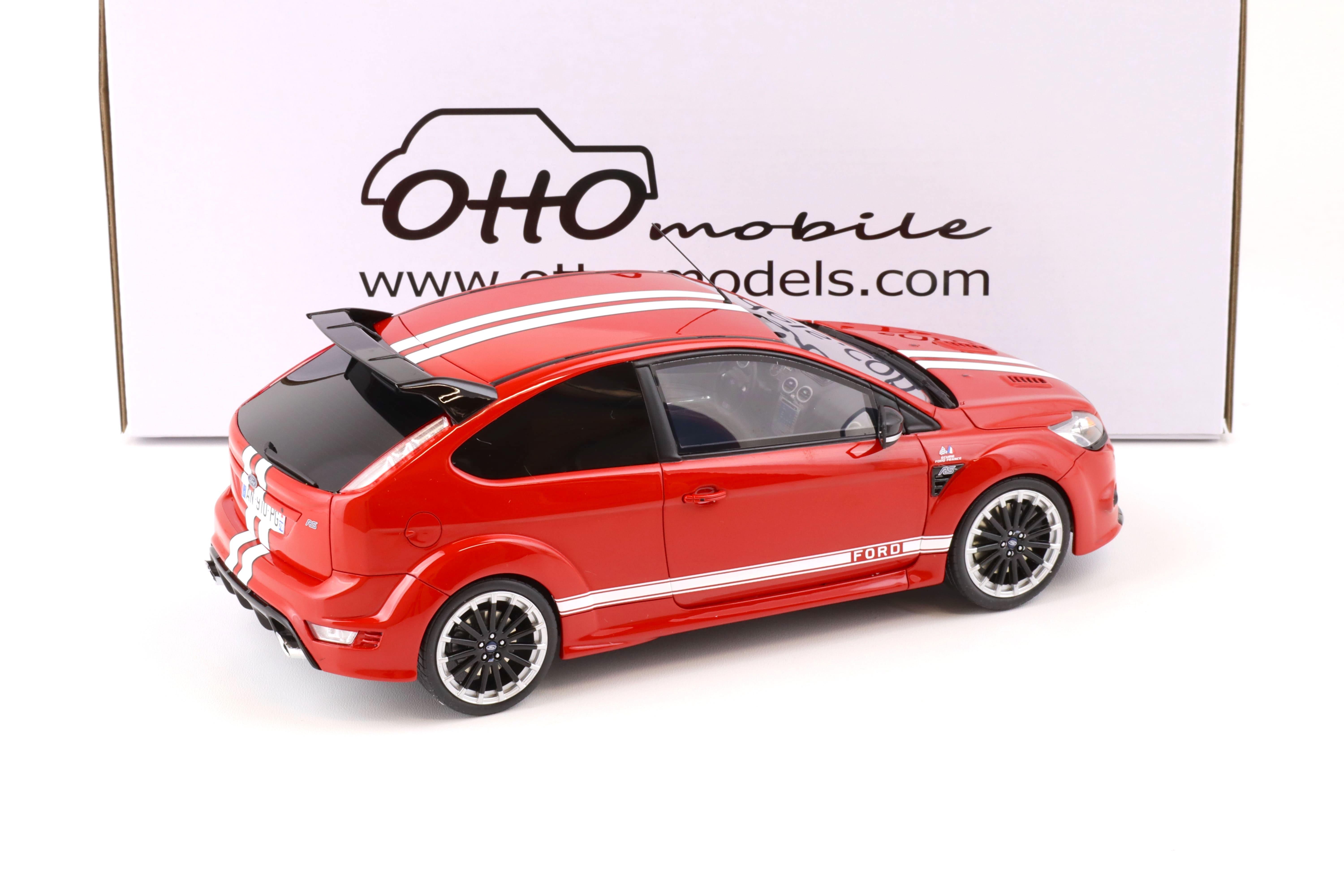 1:18 OTTO mobile OT1007 Ford Focus RS MK2 Le Mans red 2010