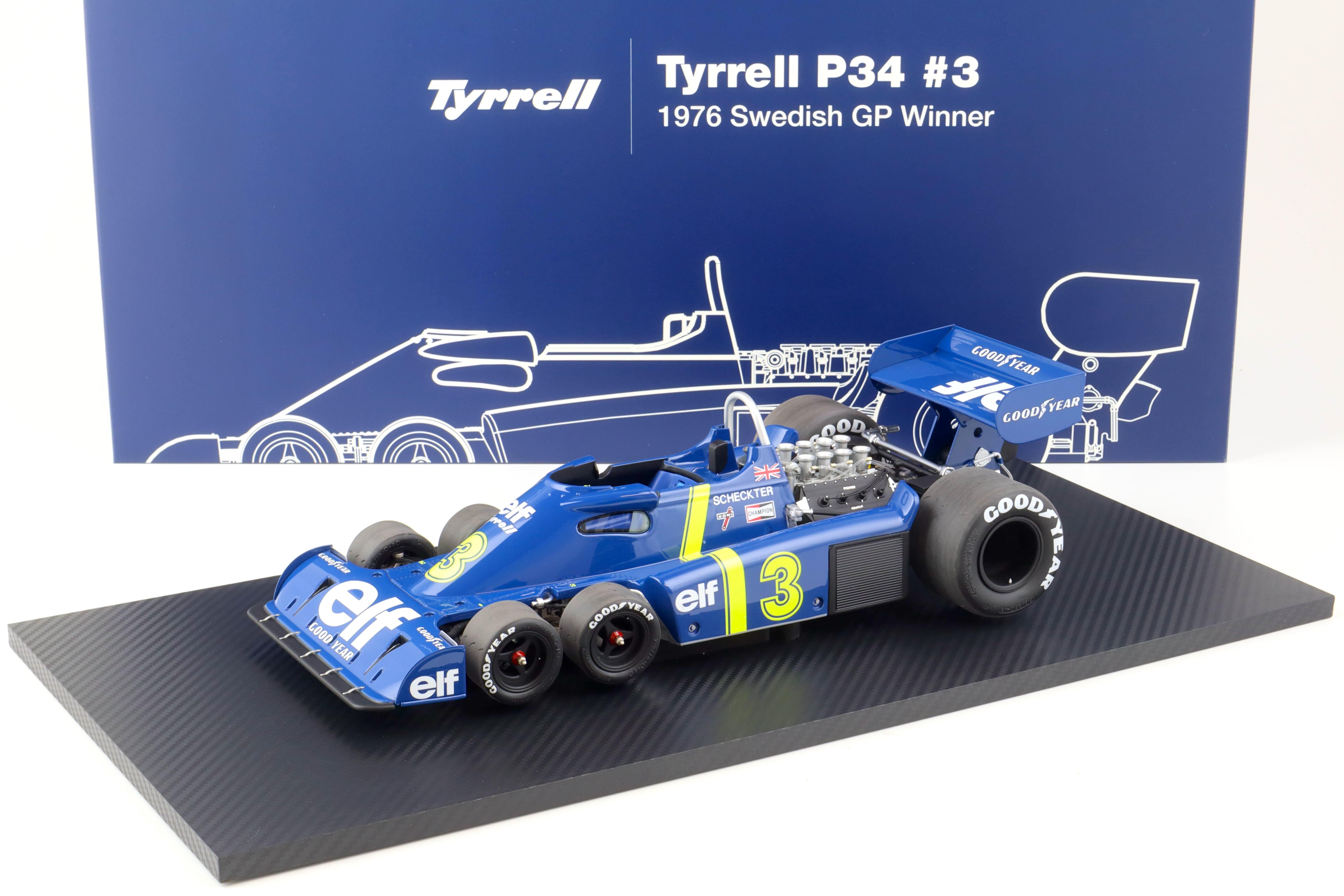 1:12 TSM Model Tyrrell P34 #3 Swedish GP Winner 1976 Scheckter TSM120006