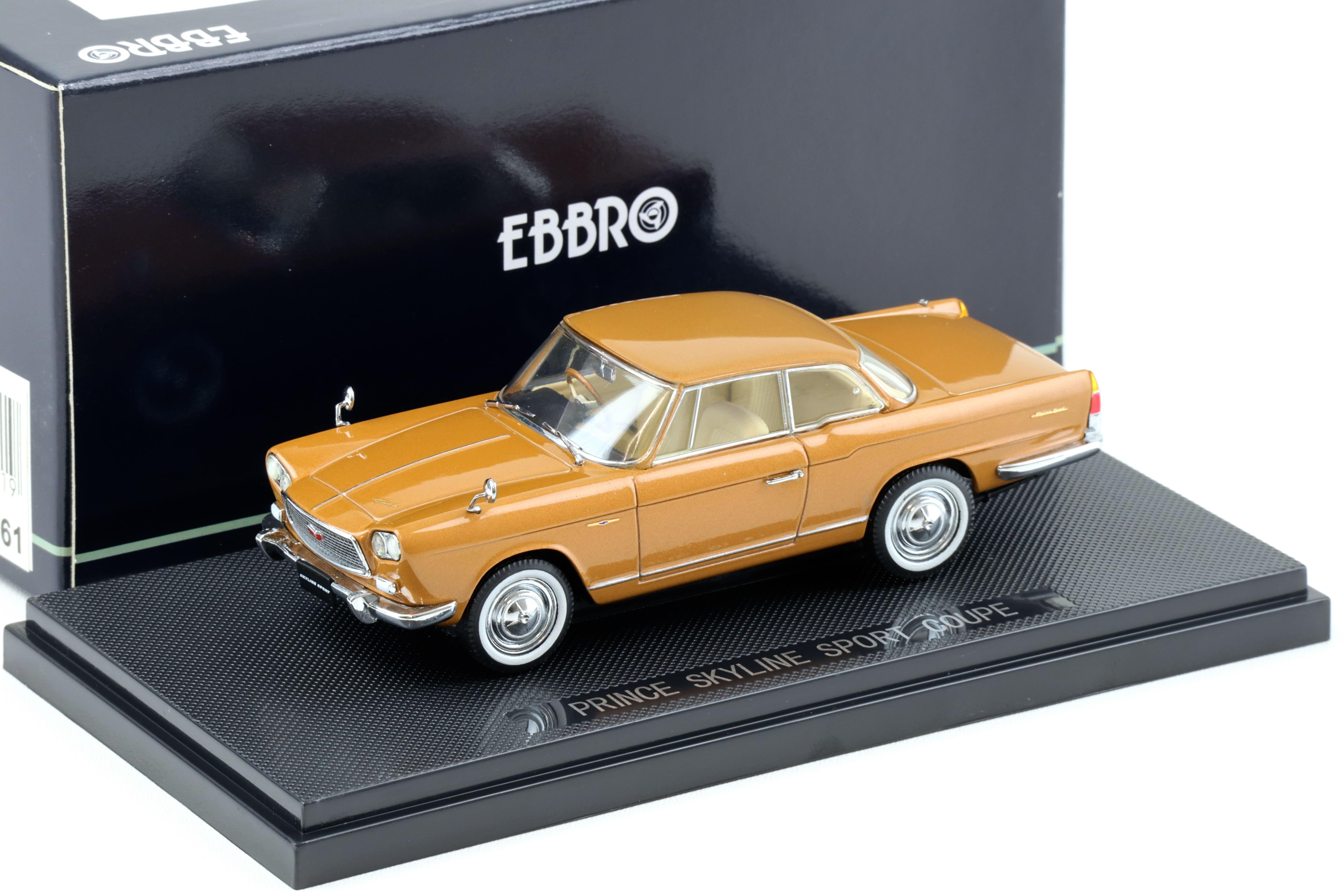 1:43 Ebbro Nissan Prince Skyline Sport Coupe 1962 gold