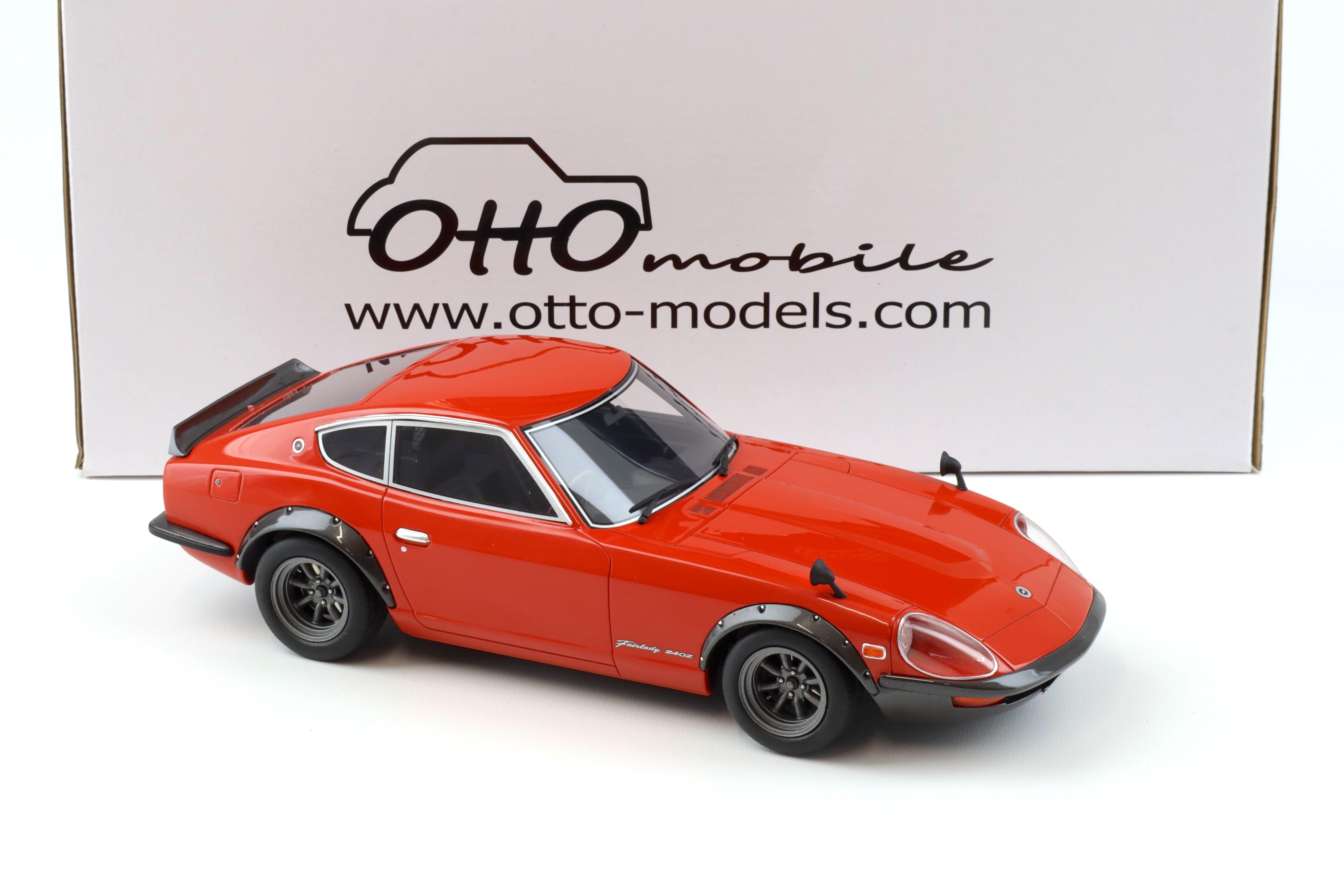 1:18 OTTO mobile OT457 Nissan Fairlady 240 ZG Grand Prix red 1972